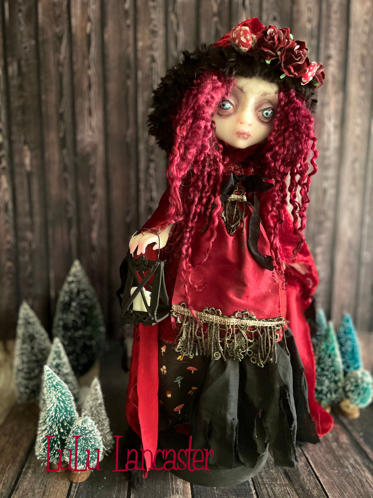 Silent Night Winter Witch LuLu's Holiday Original LuLu Lancaster Art Doll