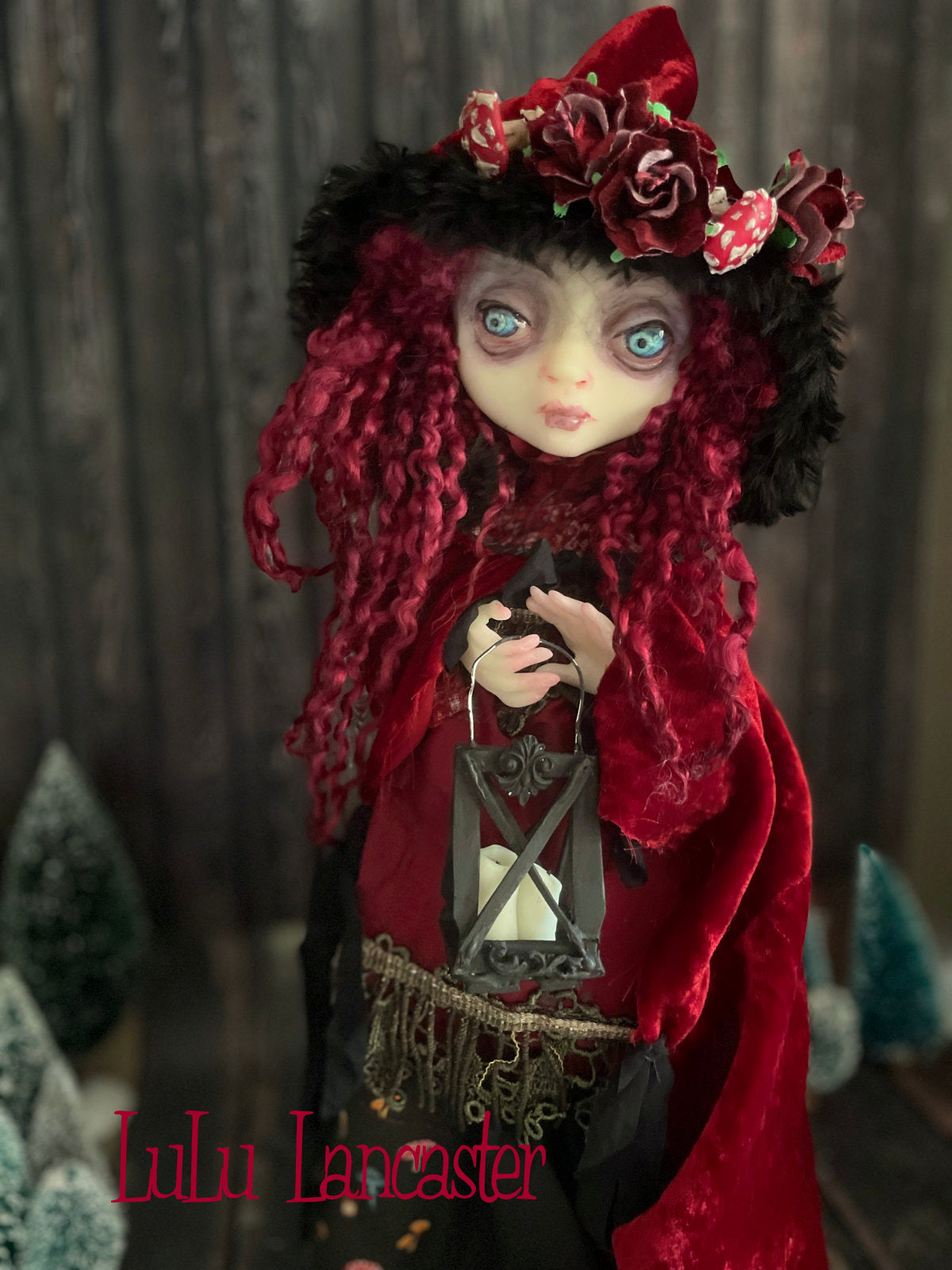 Silent Night Winter Witch LuLu's Holiday Original LuLu Lancaster Art Doll