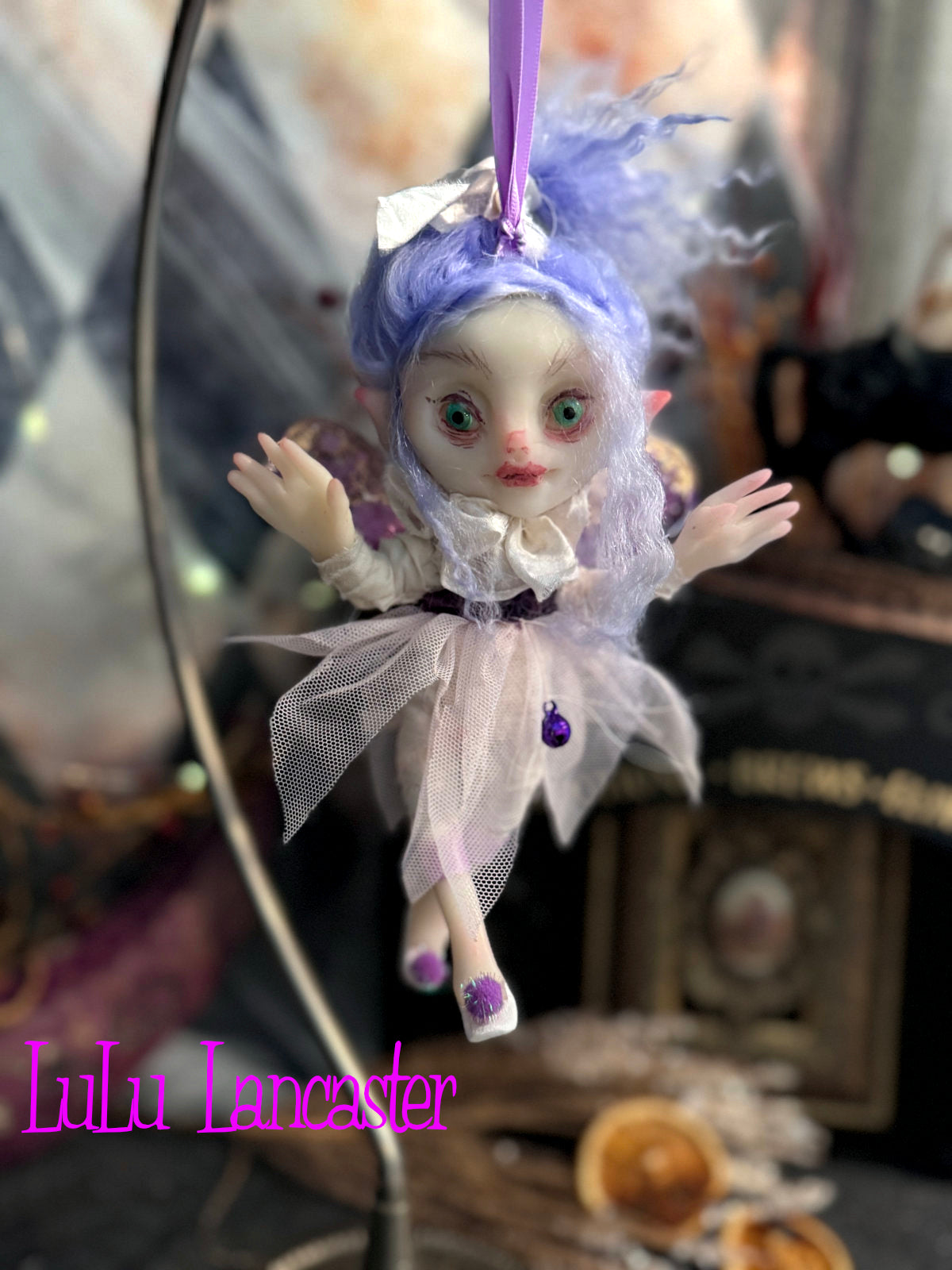 Snicky Sugarplum fairy Mini Christmas hanging Original LuLu Lancaster Art Doll
