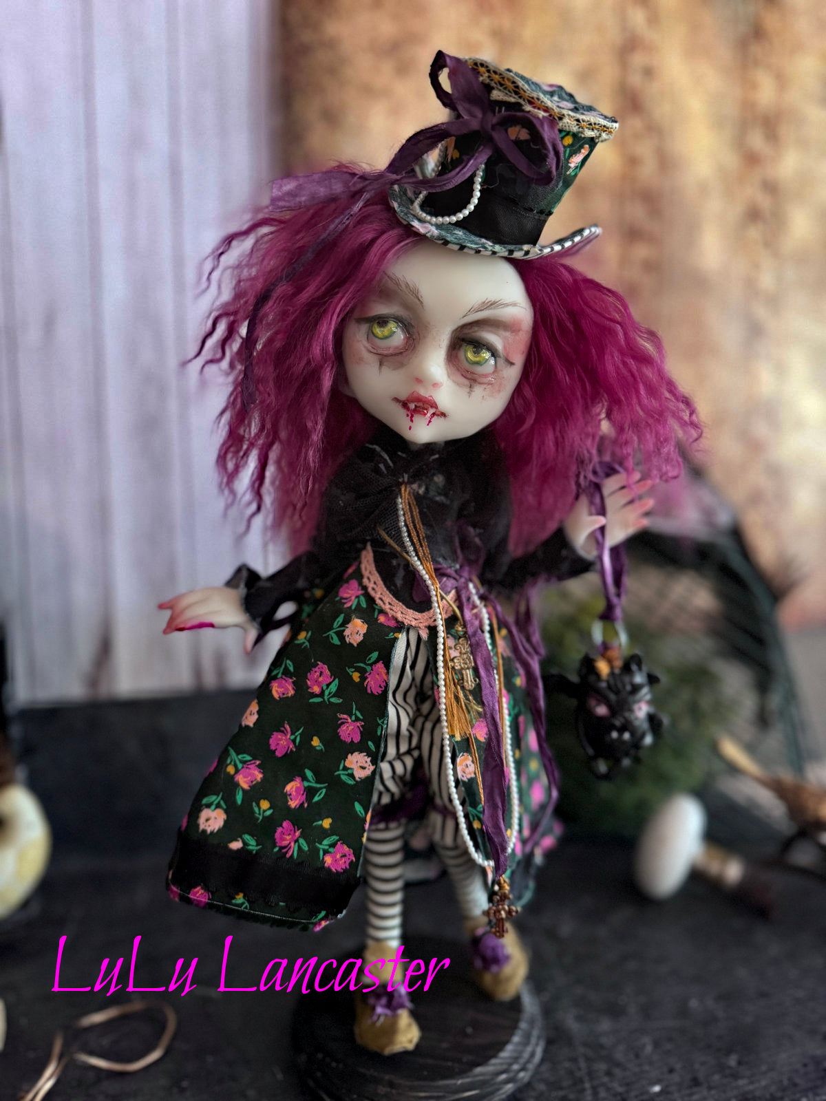 Vanda the Vampire Original LuLu Lancaster Art Doll