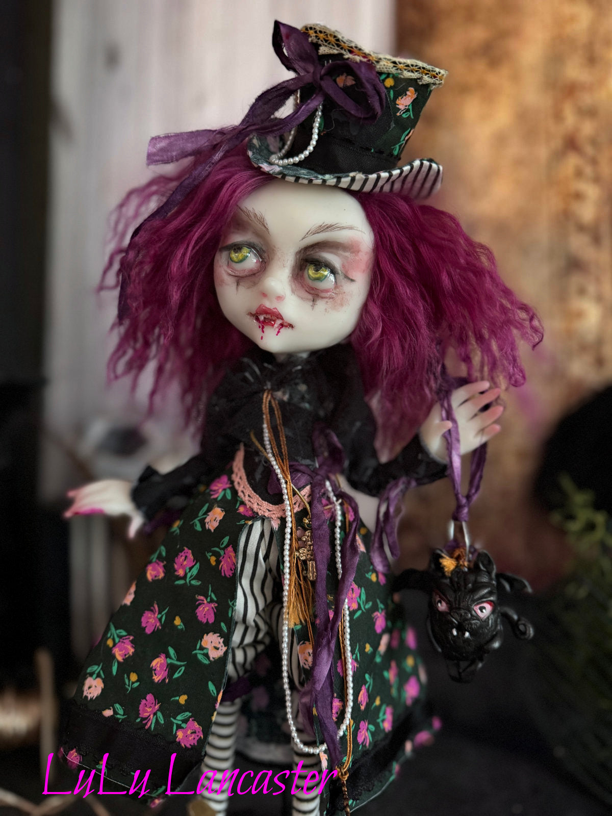 Vanda the Vampire Original LuLu Lancaster Art Doll