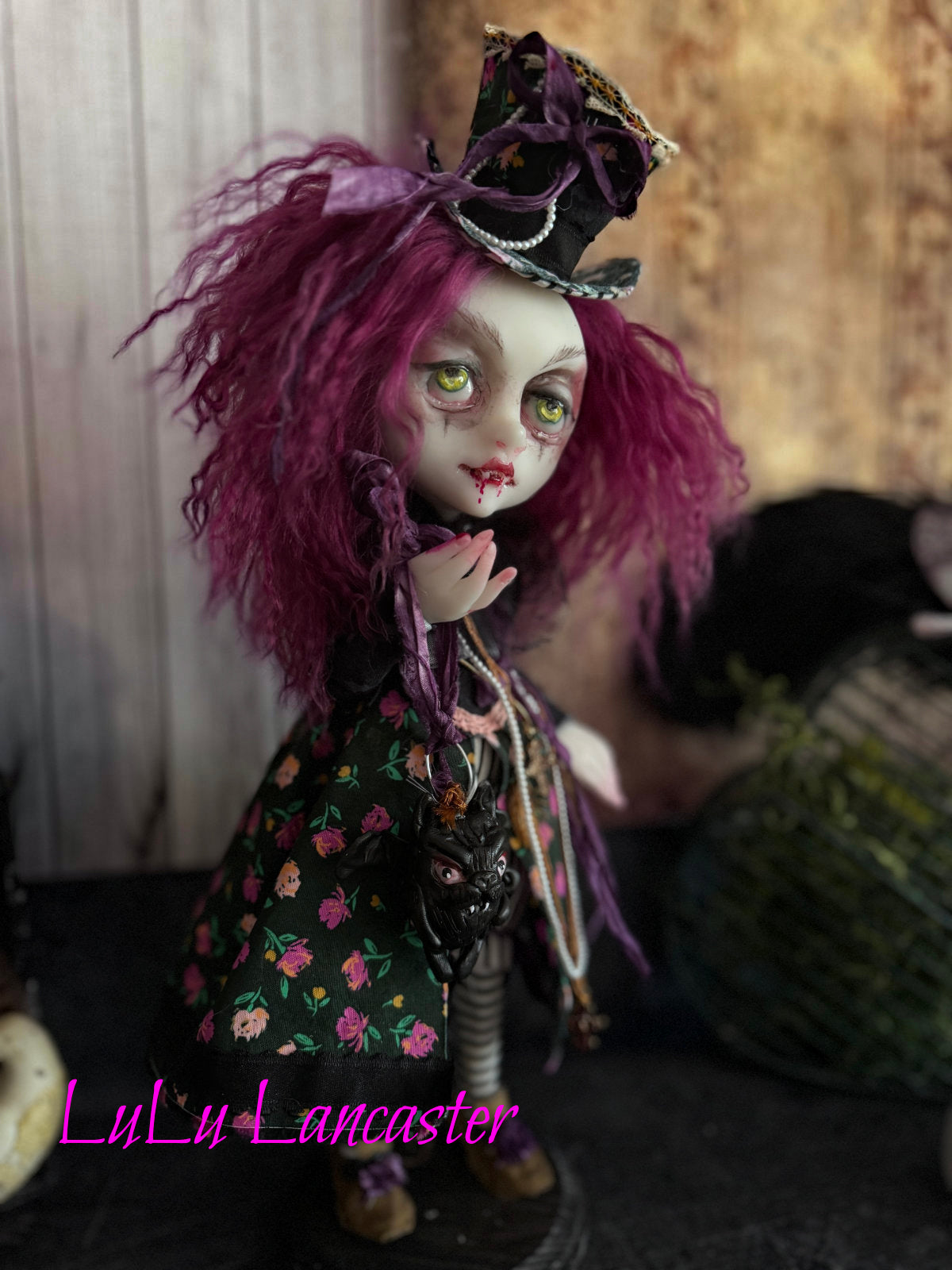 Vanda the Vampire Original LuLu Lancaster Art Doll