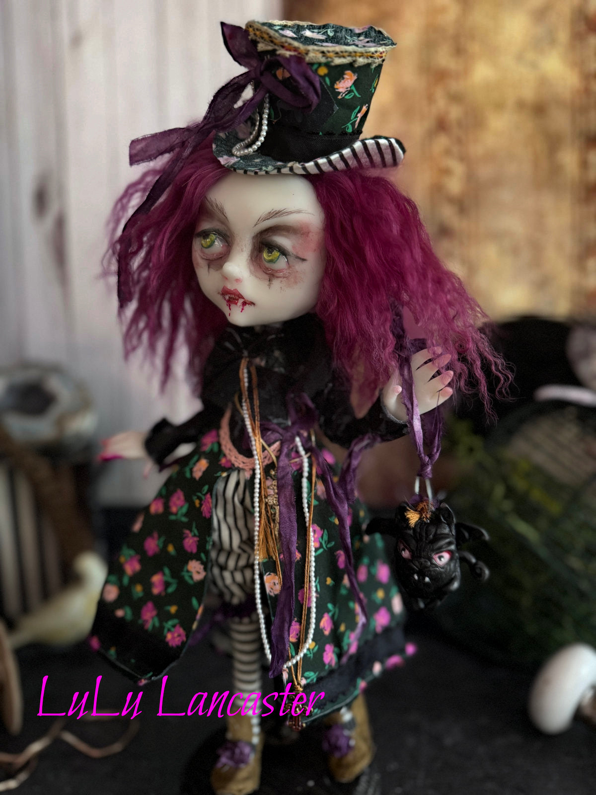 Vanda the Vampire Original LuLu Lancaster Art Doll