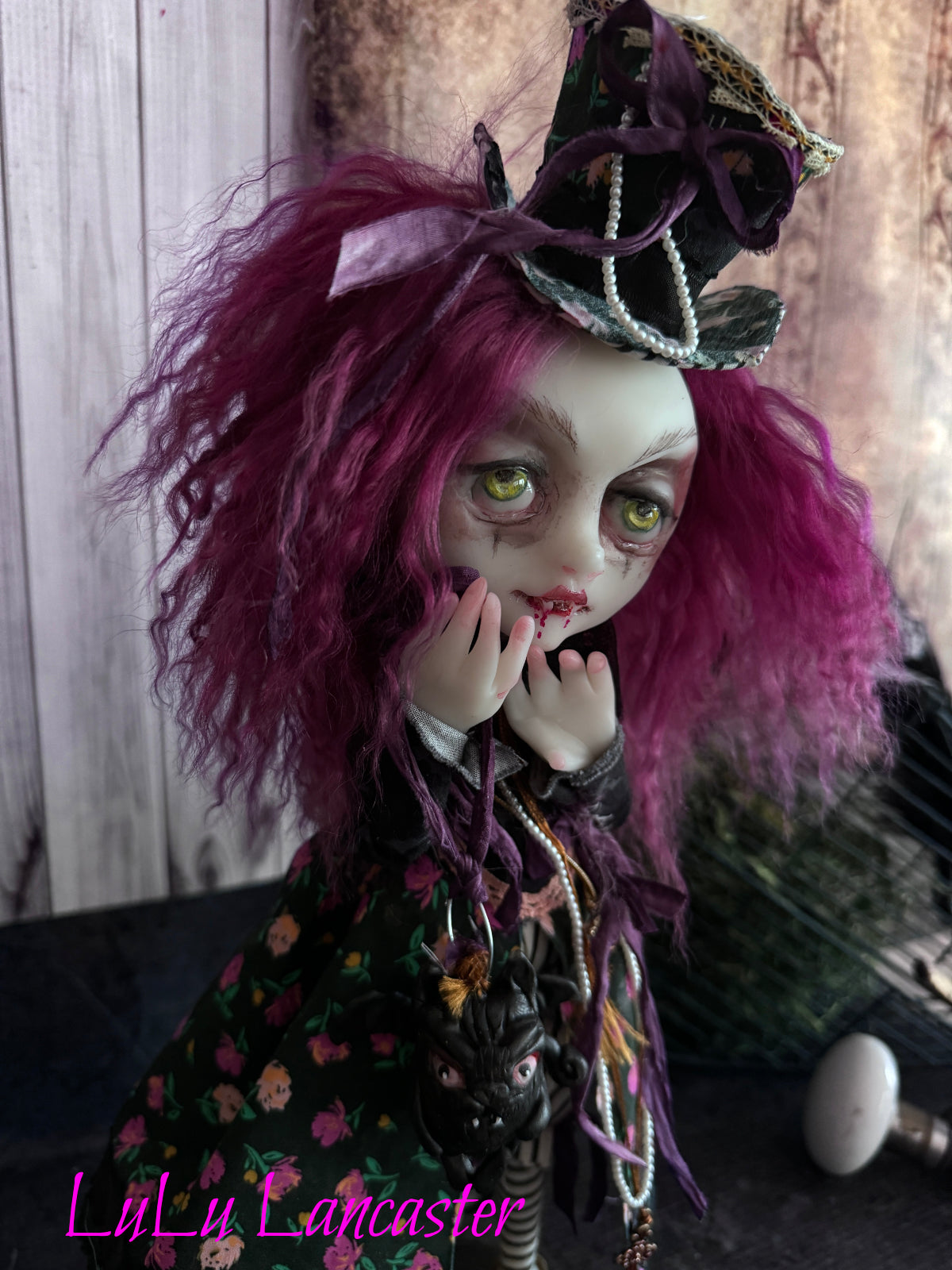 Vanda the Vampire Original LuLu Lancaster Art Doll