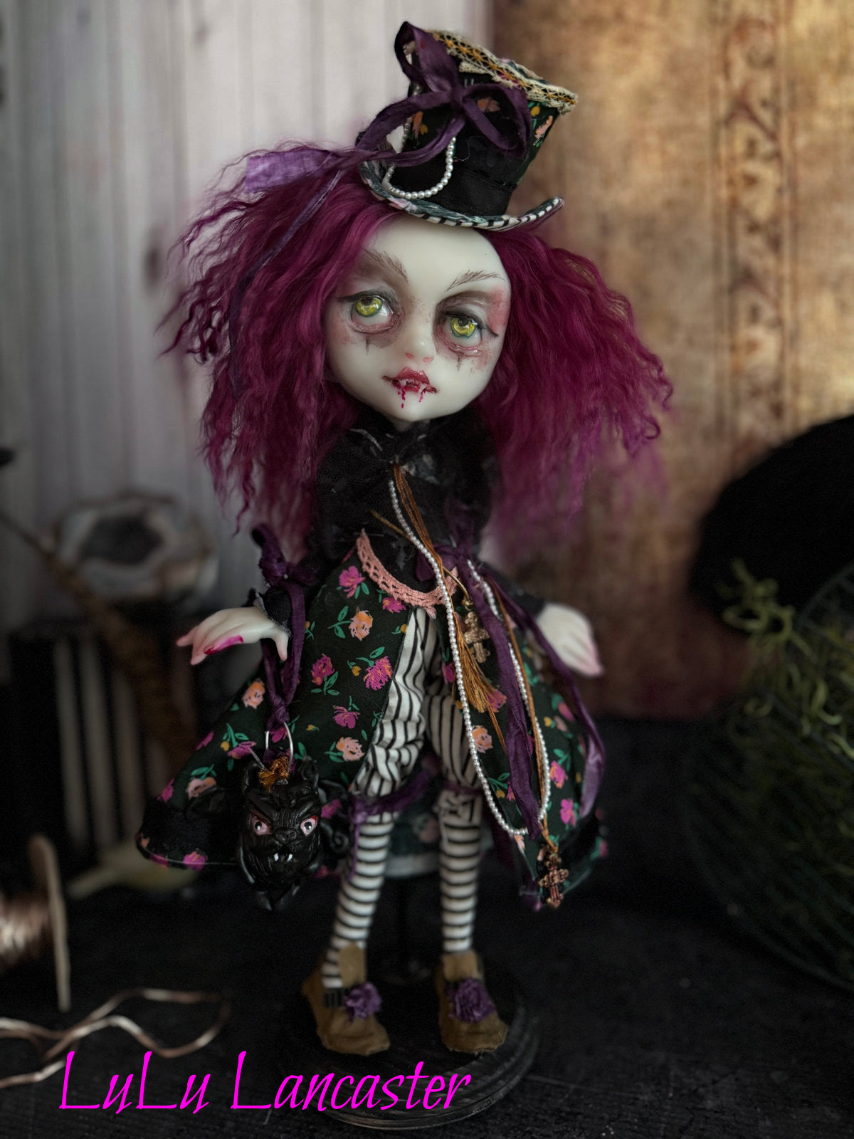 Vanda the Vampire Original LuLu Lancaster Art Doll