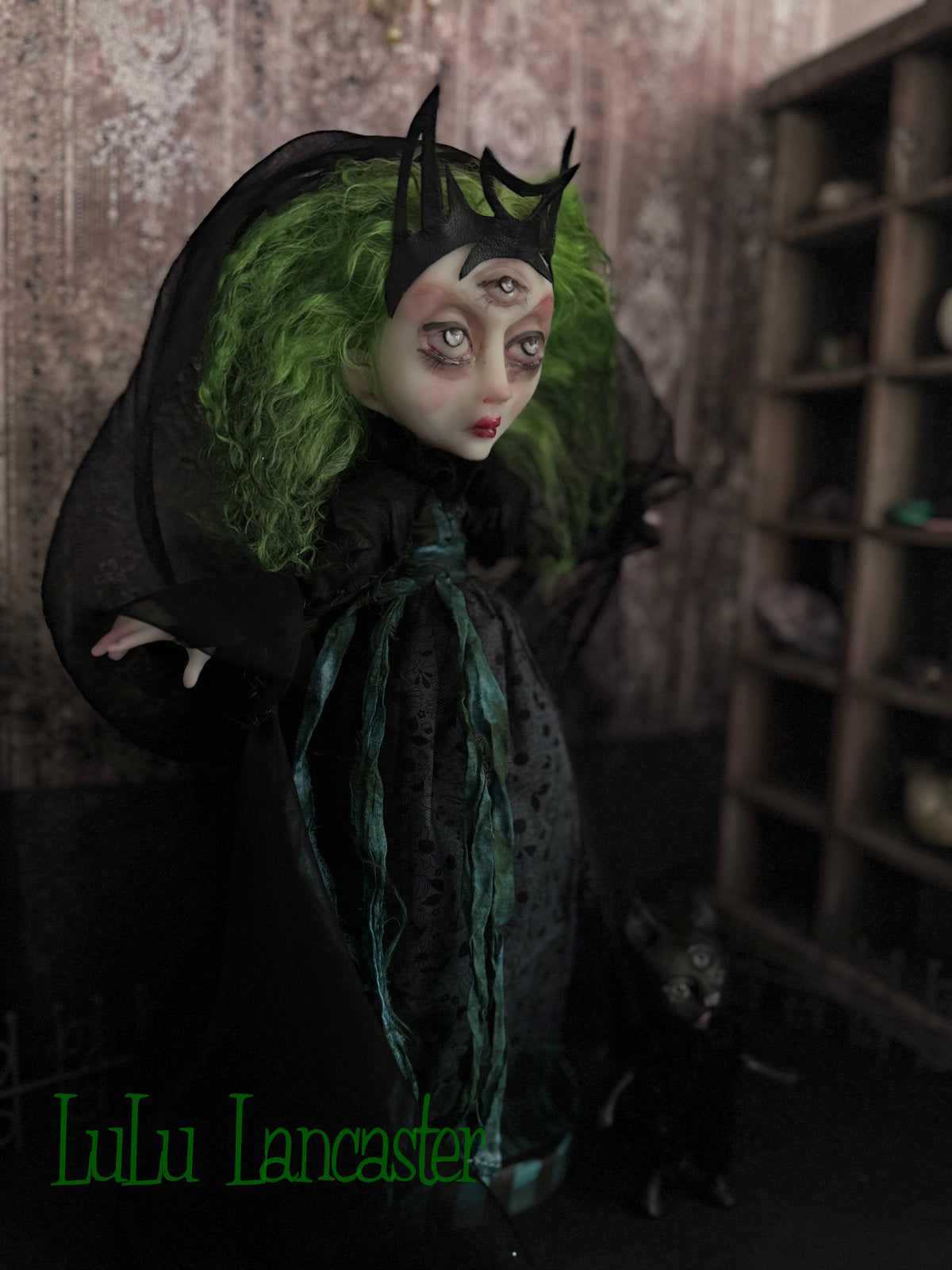 Verity the 3rd eye Witch Original LuLu Lancaster Art Doll