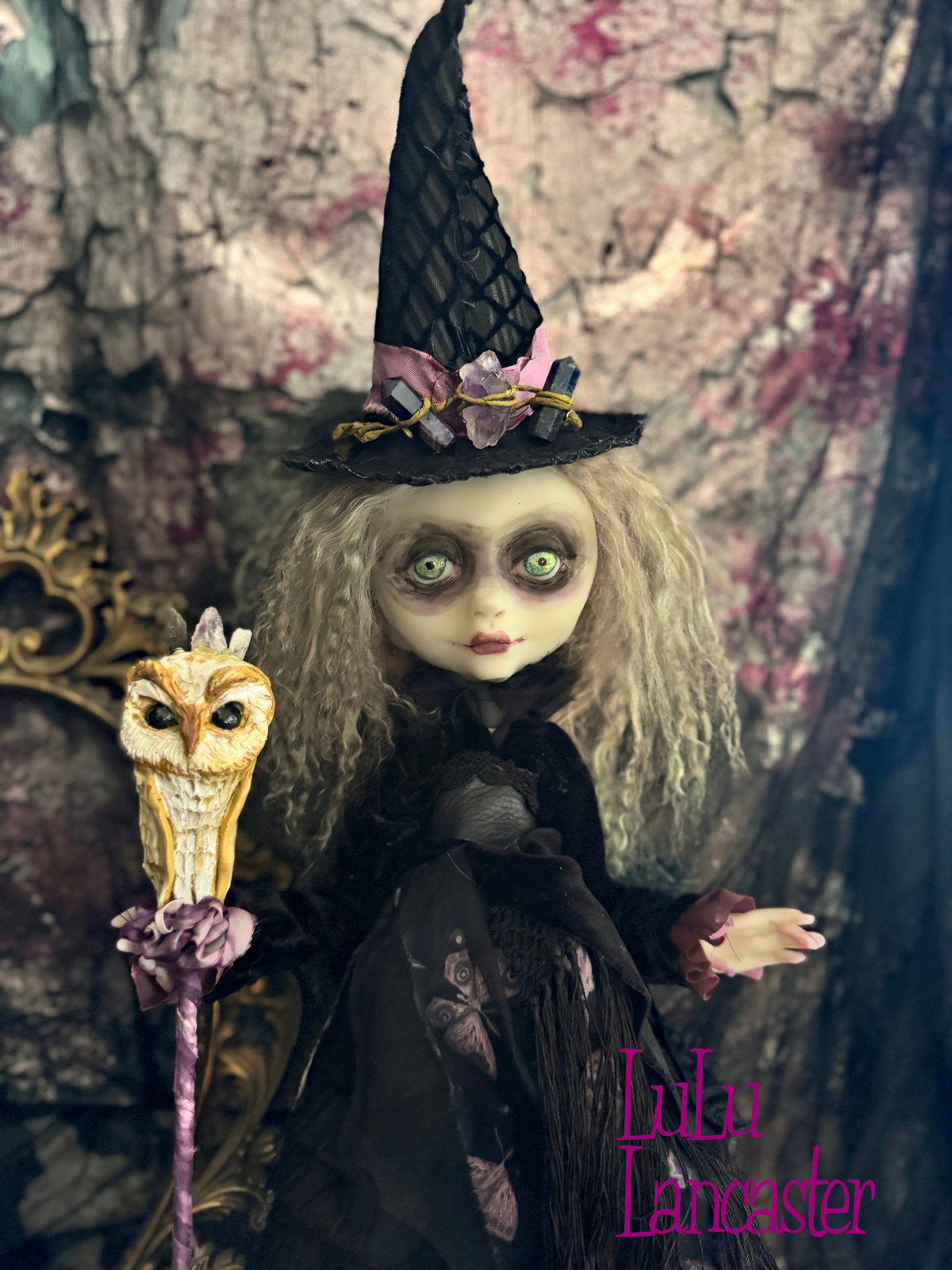 Veythra the Witch Halloween ~Original LuLu Lancaster Art Doll