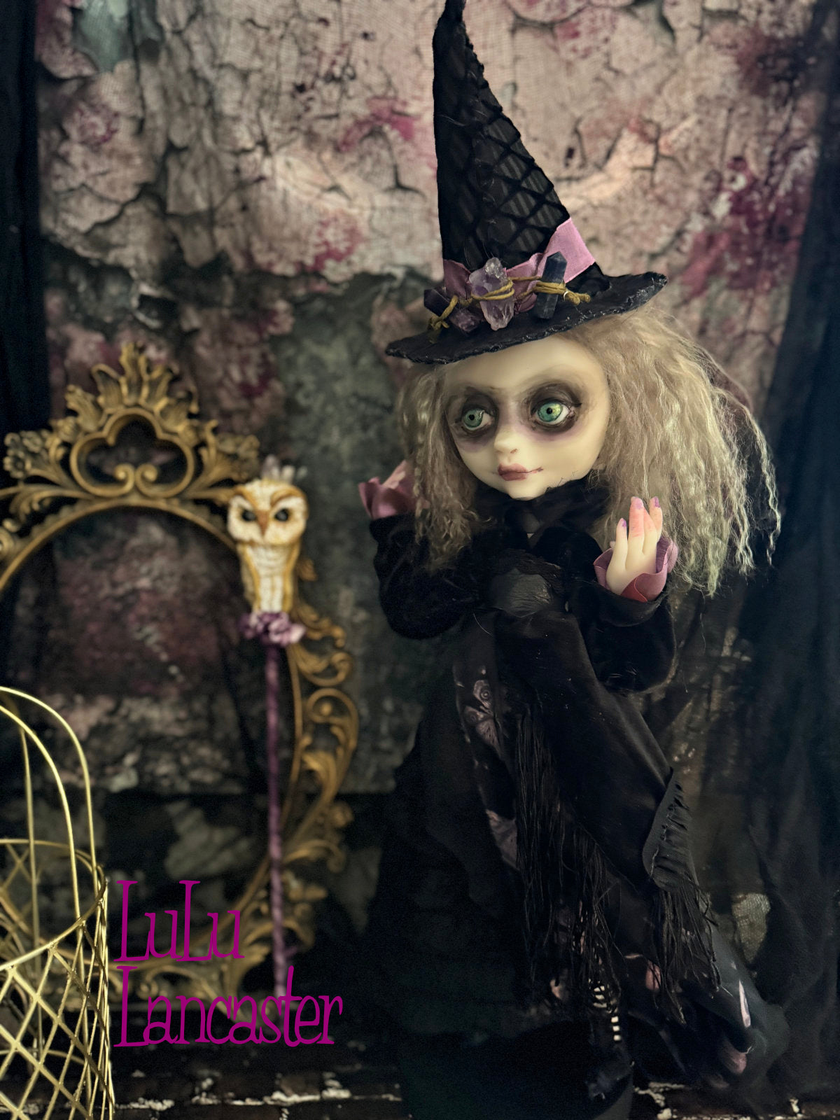 Veythra the Witch Halloween ~Original LuLu Lancaster Art Doll