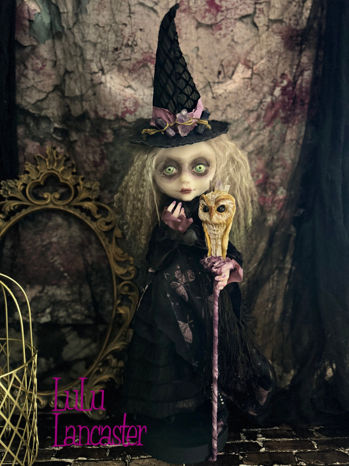 Veythra the Witch Halloween ~Original LuLu Lancaster Art Doll