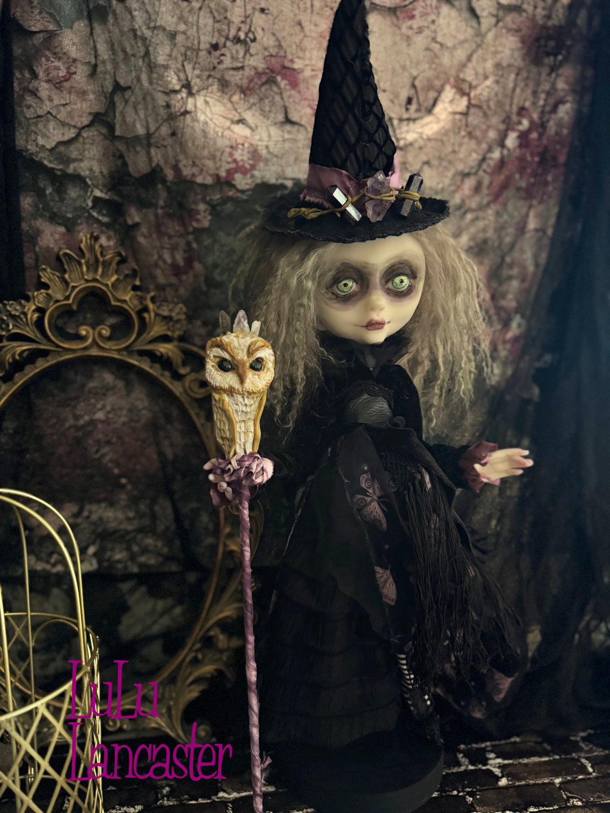 Veythra the Witch Halloween ~Original LuLu Lancaster Art Doll