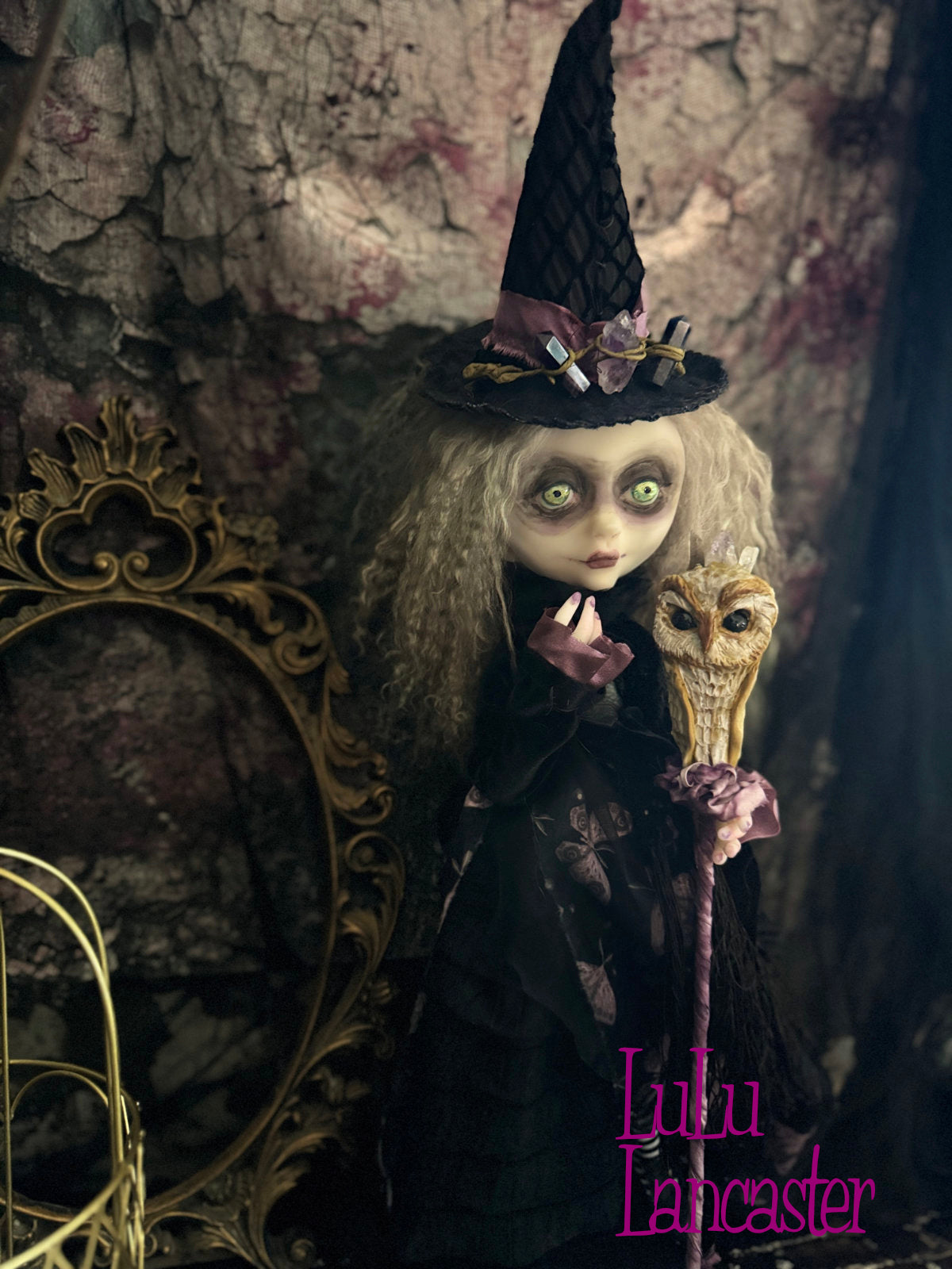 Veythra the Witch Halloween ~Original LuLu Lancaster Art Doll