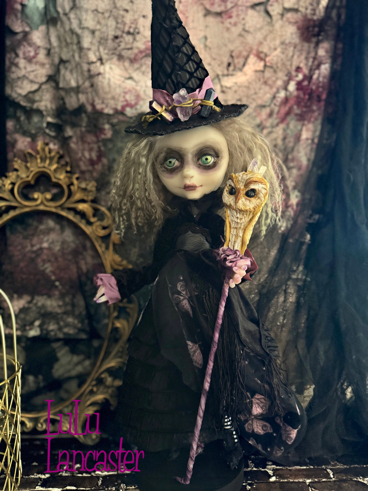 Veythra the Witch Halloween ~Original LuLu Lancaster Art Doll