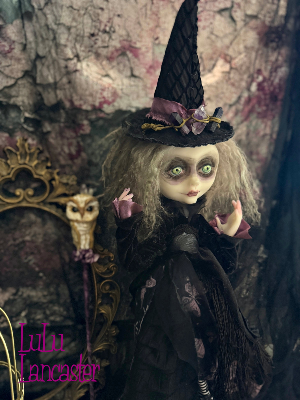 Veythra the Witch Halloween ~Original LuLu Lancaster Art Doll