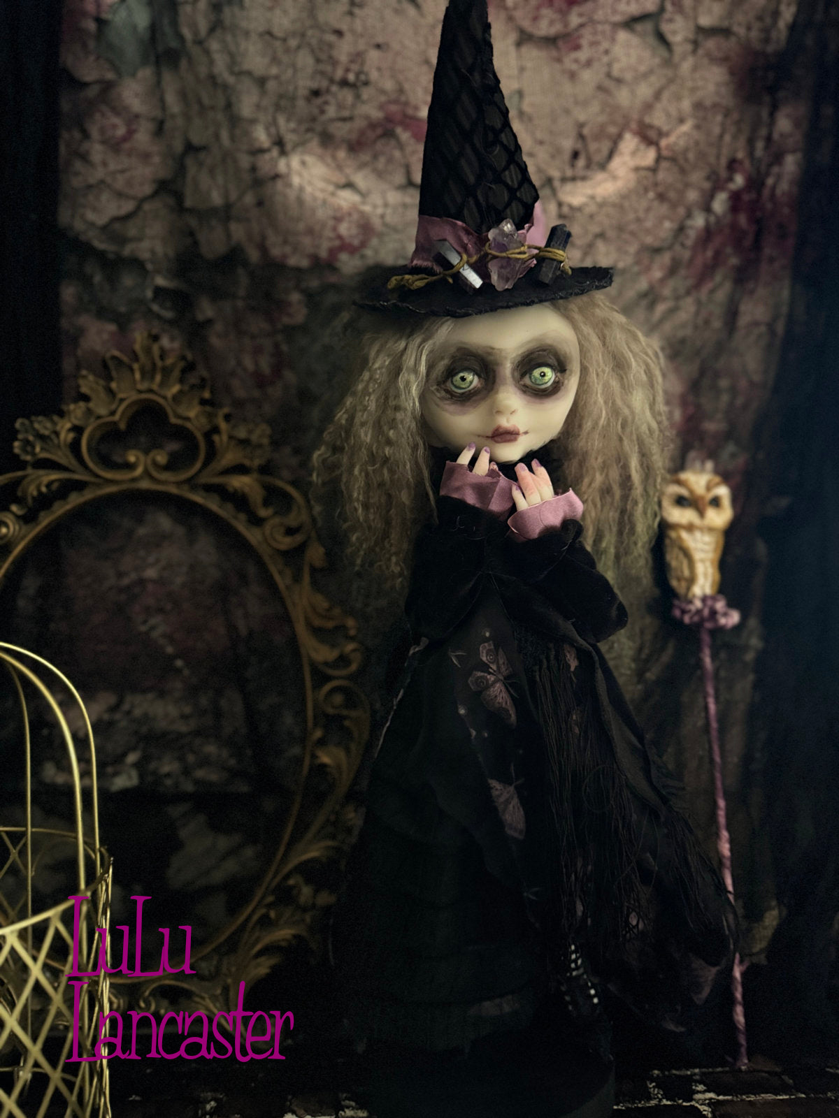 Veythra the Witch Halloween ~Original LuLu Lancaster Art Doll