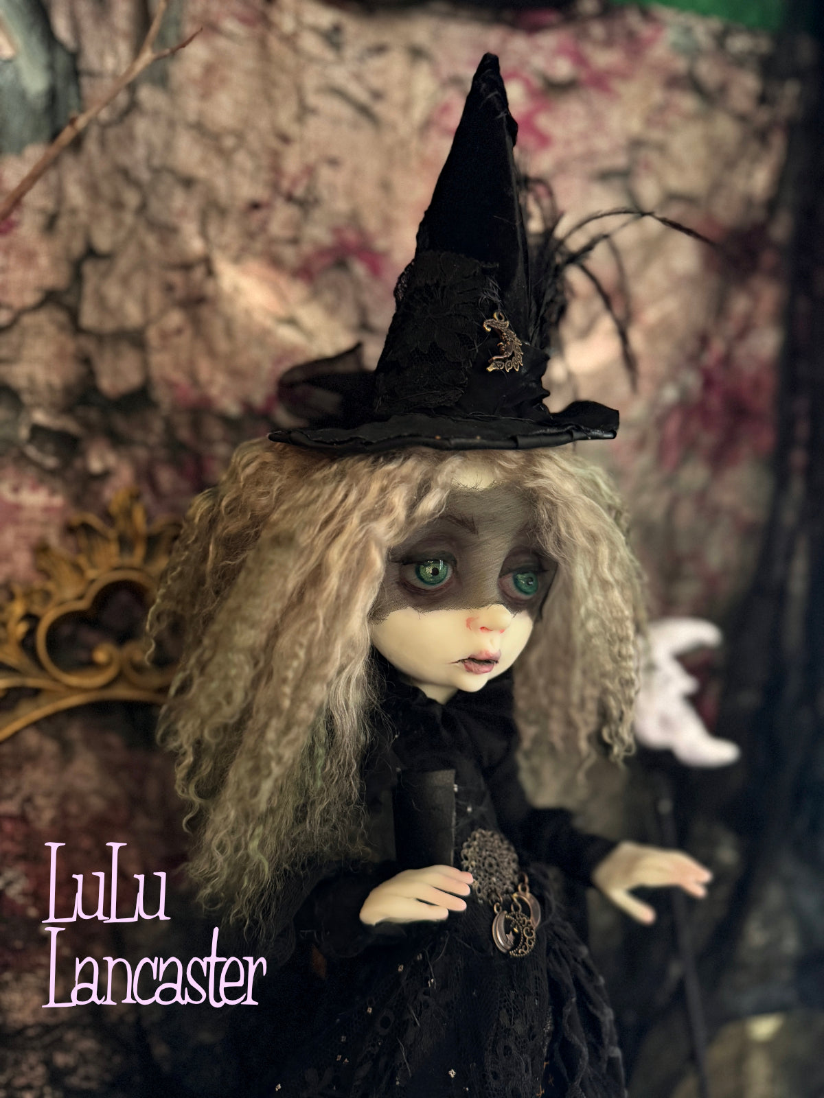 The Moonlit Veil Witch ~Original LuLu Lancaster Art Doll