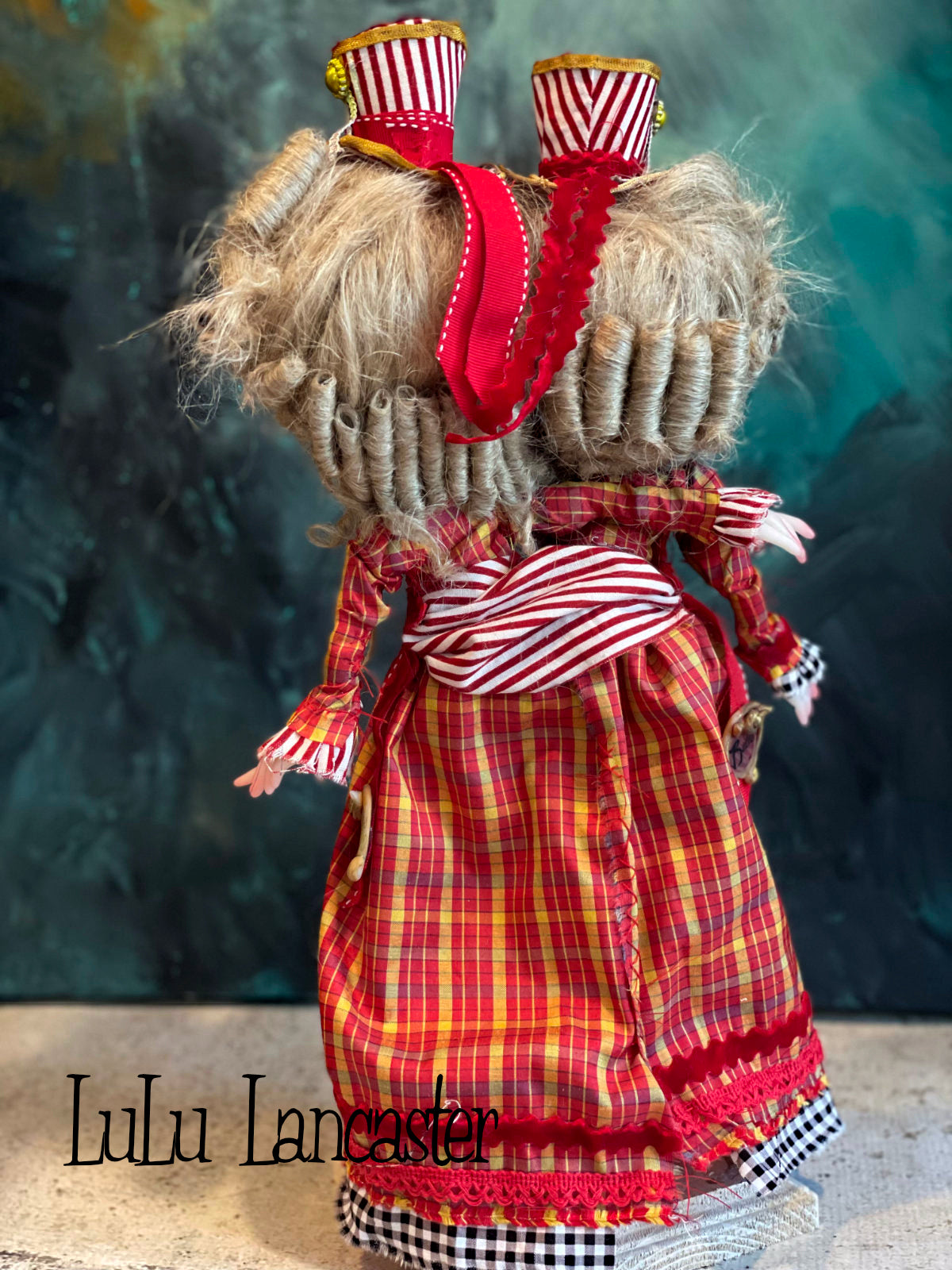 BelleStarre Conjoined Twins Holiday Original LuLu Lancaster Art Dolls