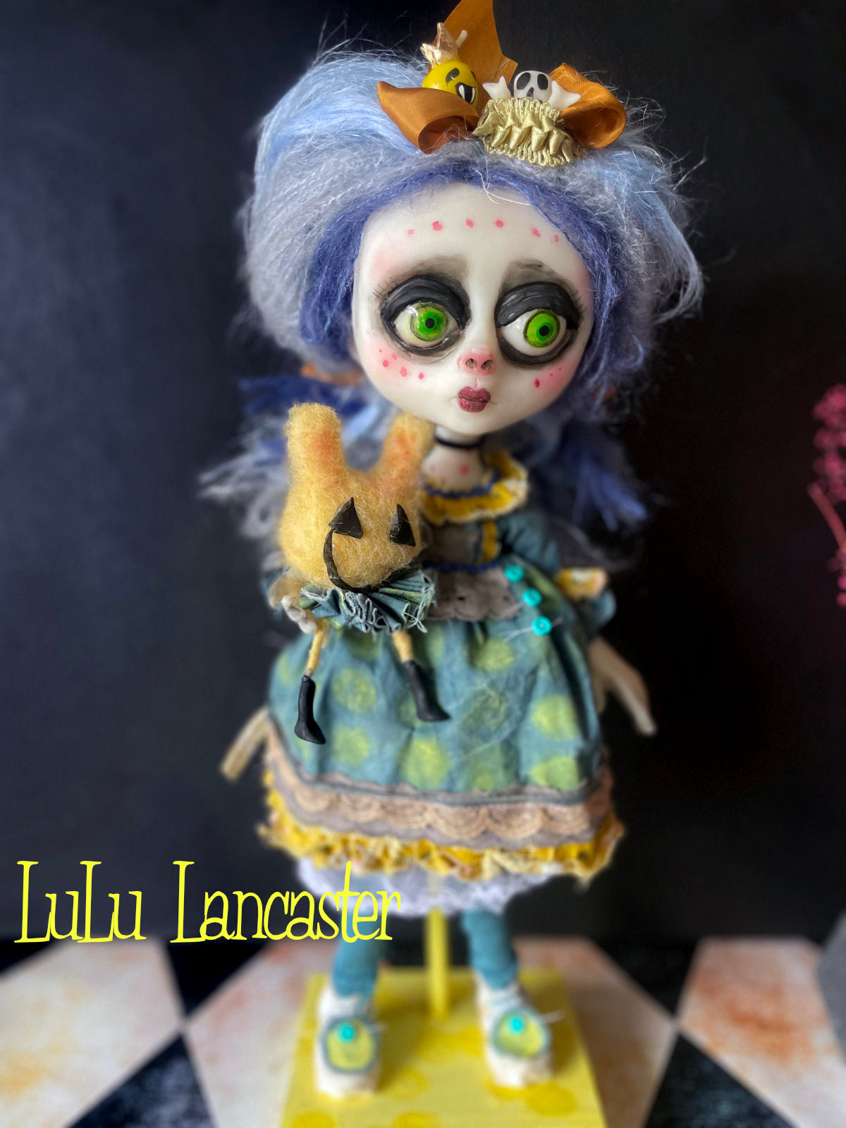 Chantae Goth Girl Original LuLu Lancaster Art Doll