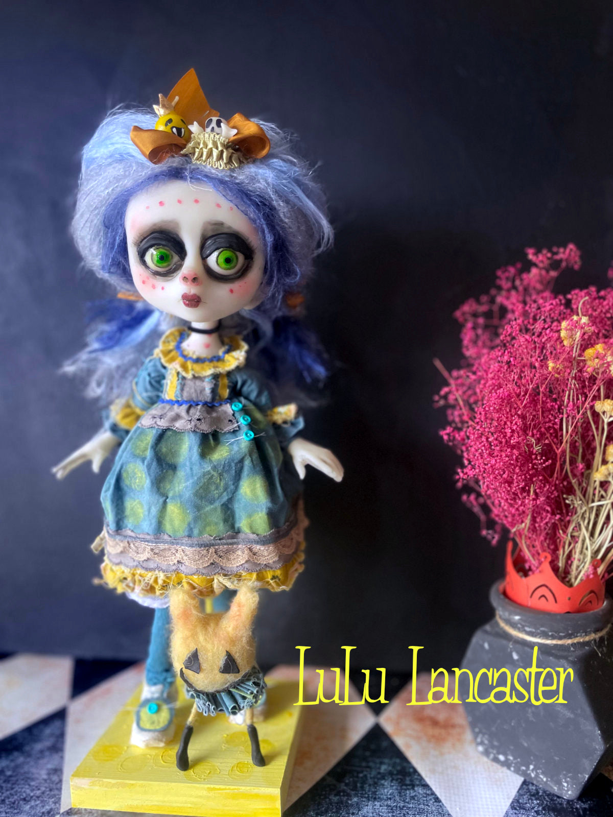 Chantae Goth Girl Original LuLu Lancaster Art Doll