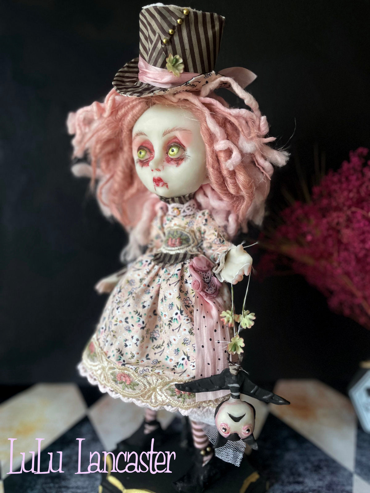 Dear Della Biter Victorian Vampire Original LuLu Lancaster Art Doll
