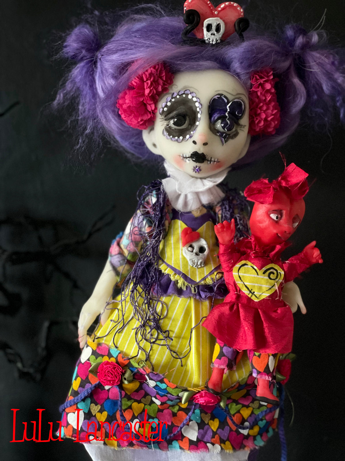 Lamora Valentine Muerta death doll Original LuLu Lancaster Art Doll