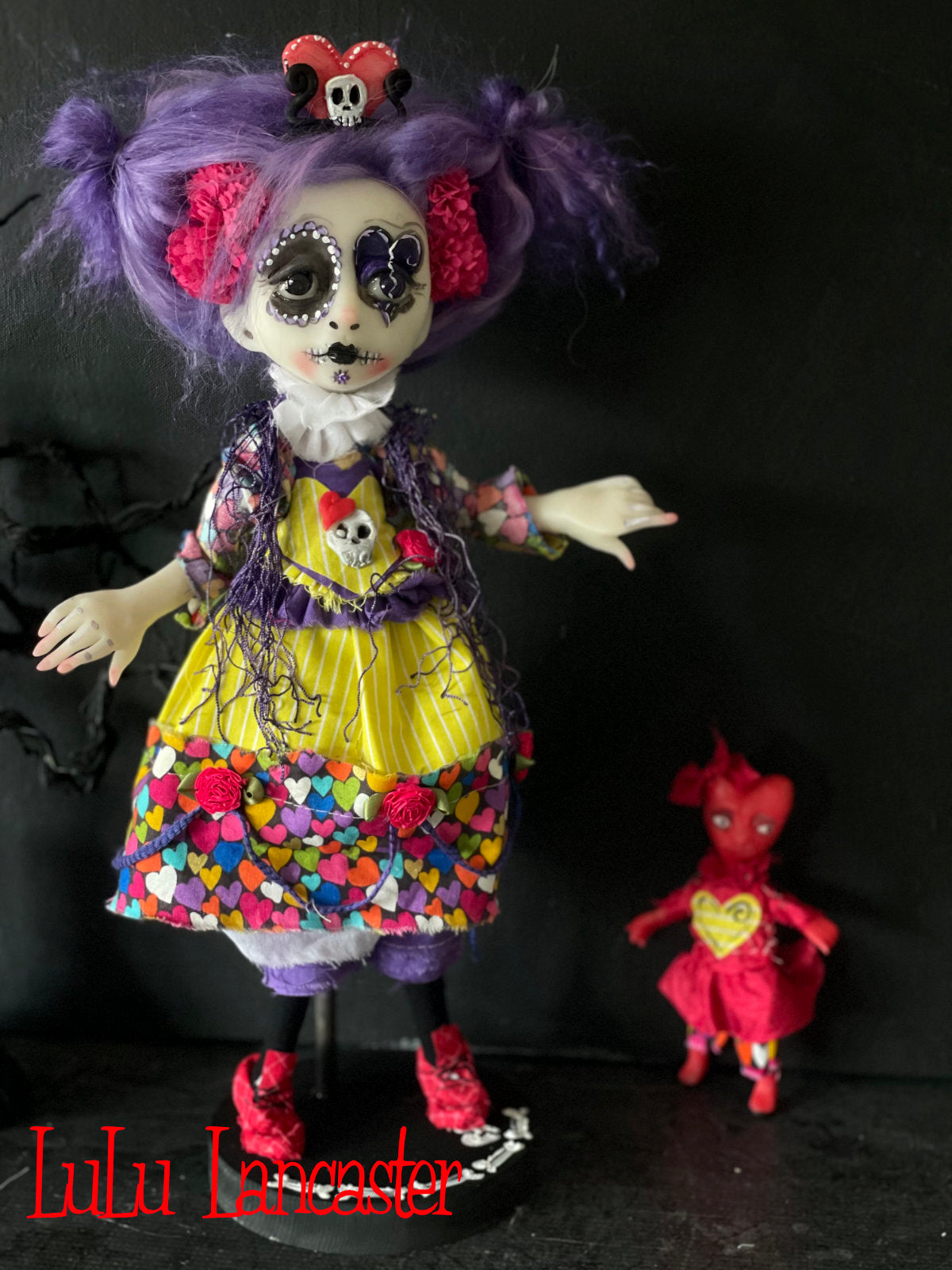 Lamora Valentine Muerta death doll Original LuLu Lancaster Art Doll