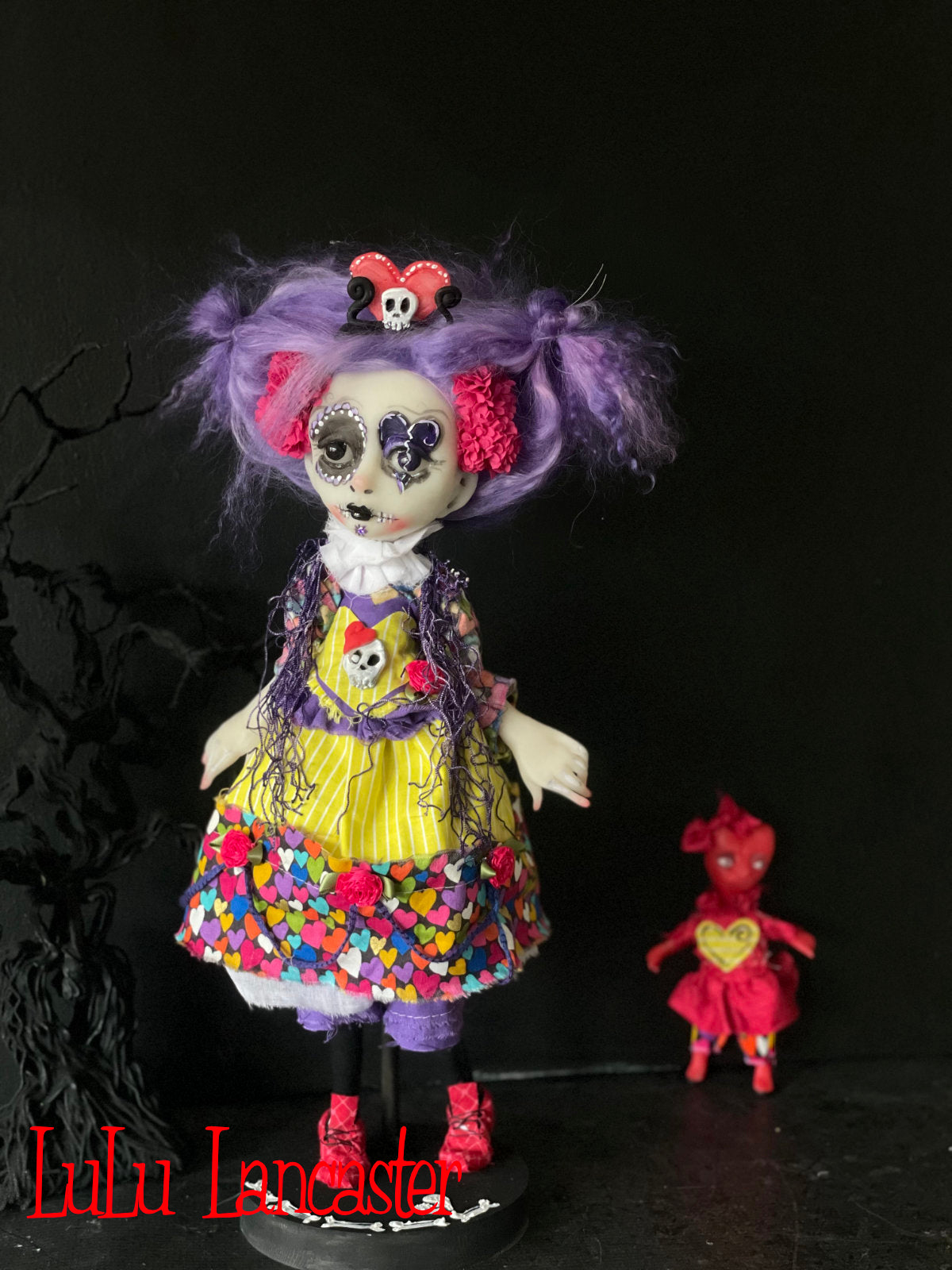 Lamora Valentine Muerta death doll Original LuLu Lancaster Art Doll