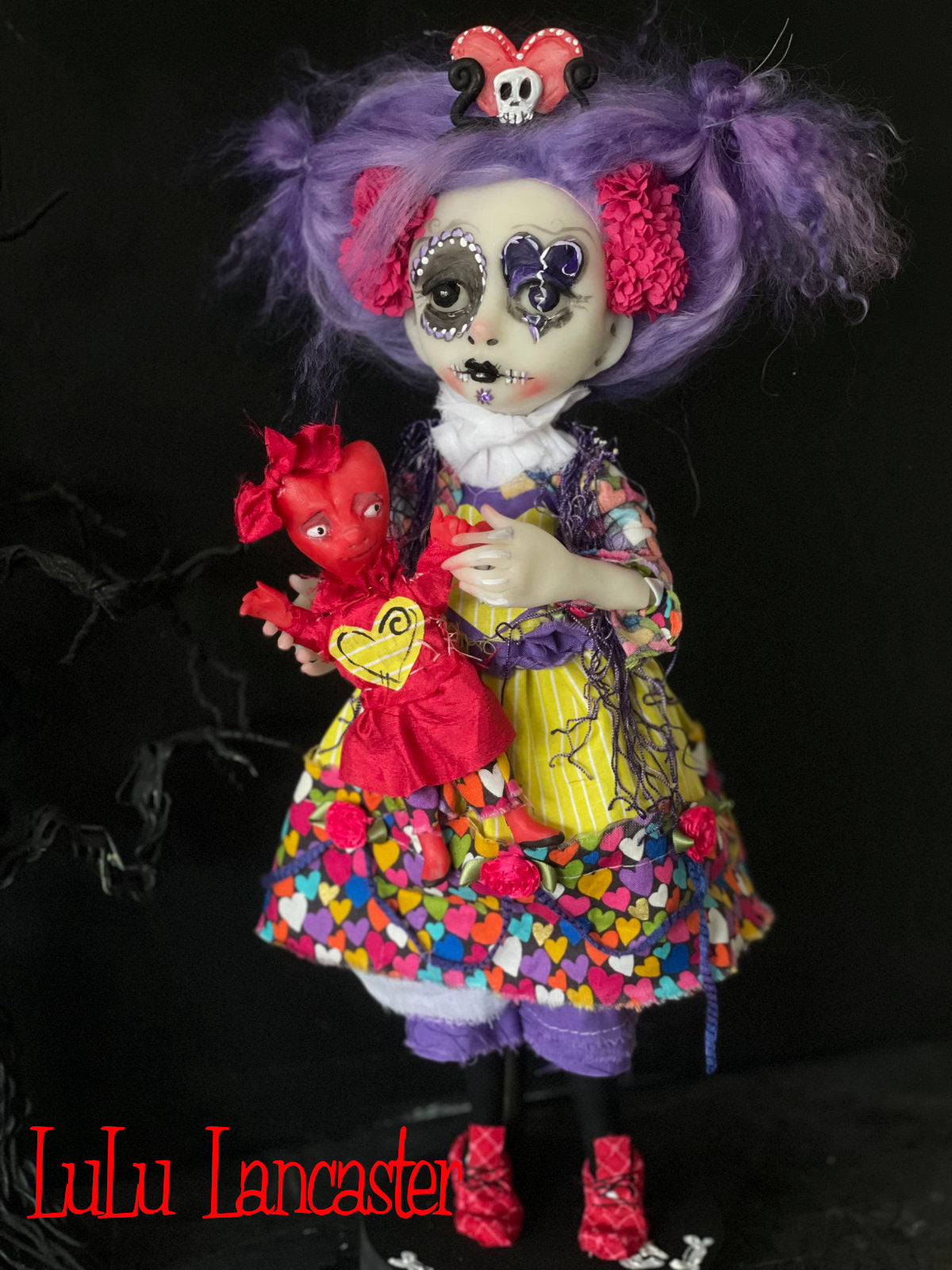 Lamora Valentine Muerta death doll Original LuLu Lancaster Art Doll