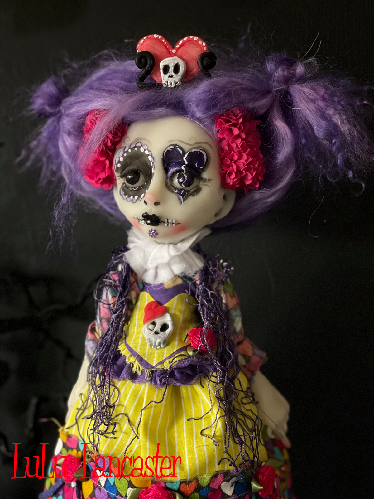 Lamora Valentine Muerta death doll Original LuLu Lancaster Art Doll
