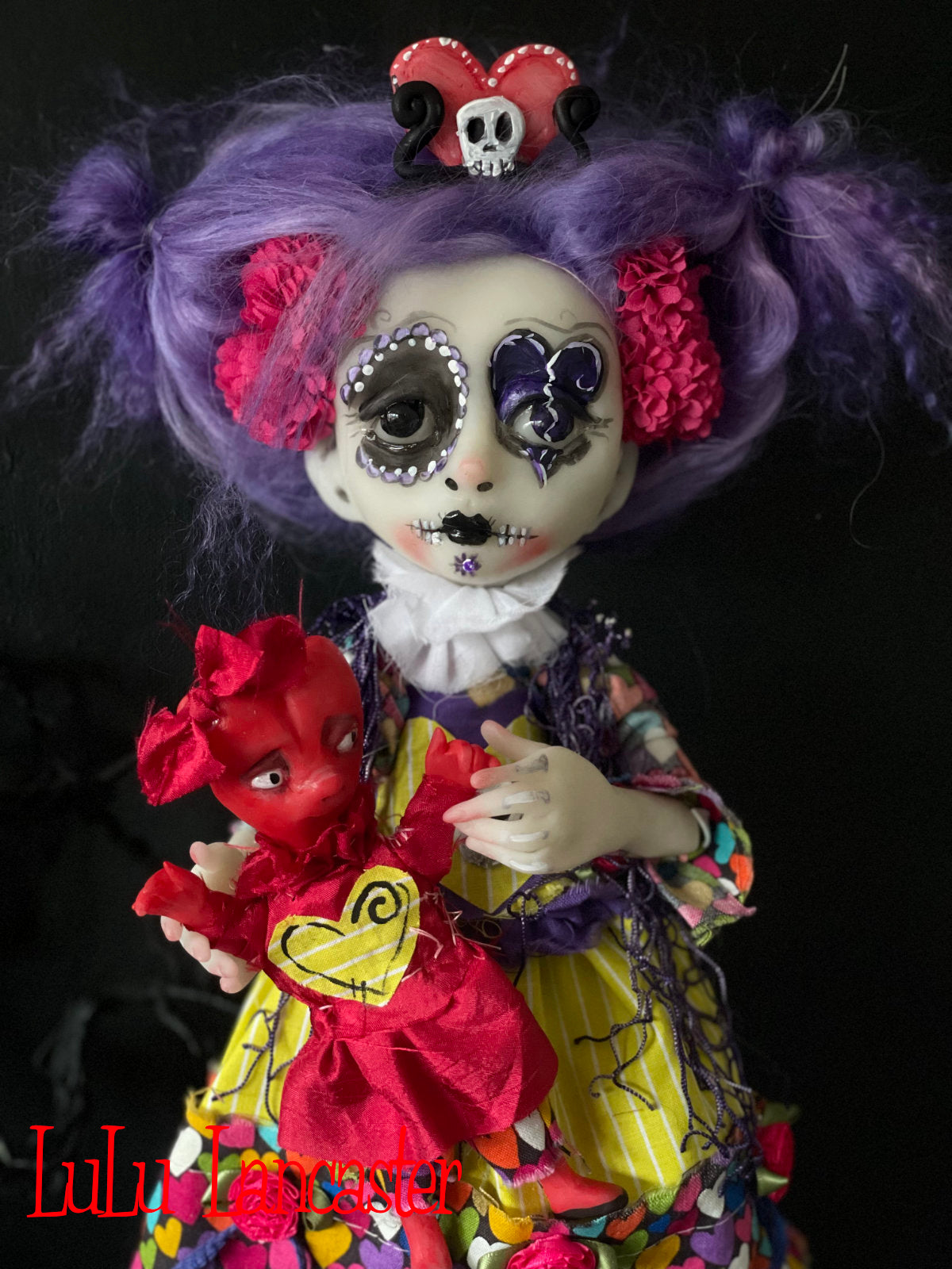 Lamora Valentine Muerta death doll Original LuLu Lancaster Art Doll