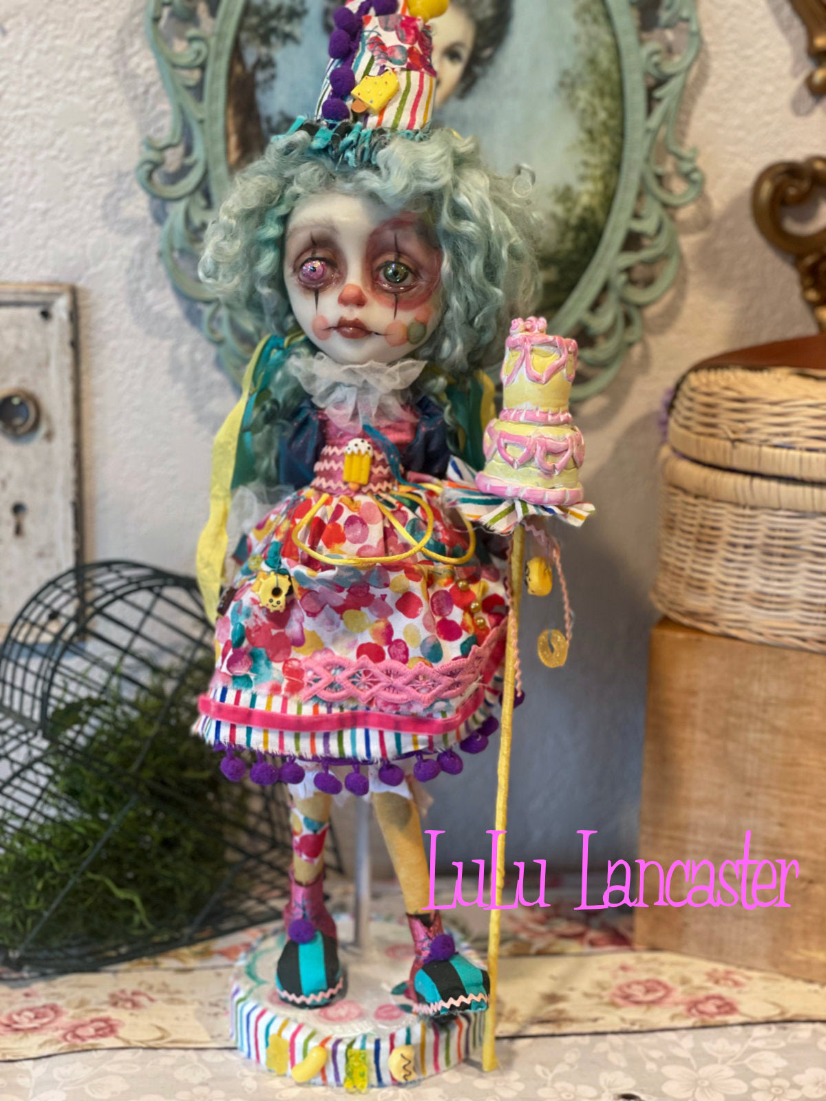 Topsy PoP the clown Original LuLu Lancaster Art Doll