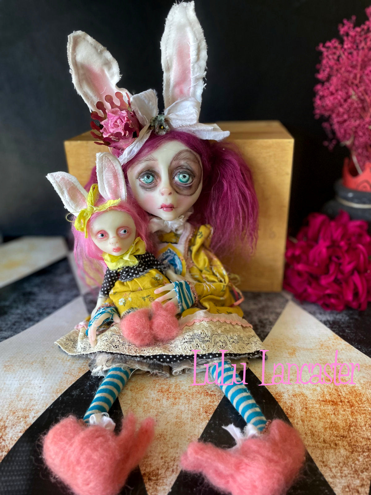 Brinnie The Bunny Spring Original LuLu Lancaster Art Doll