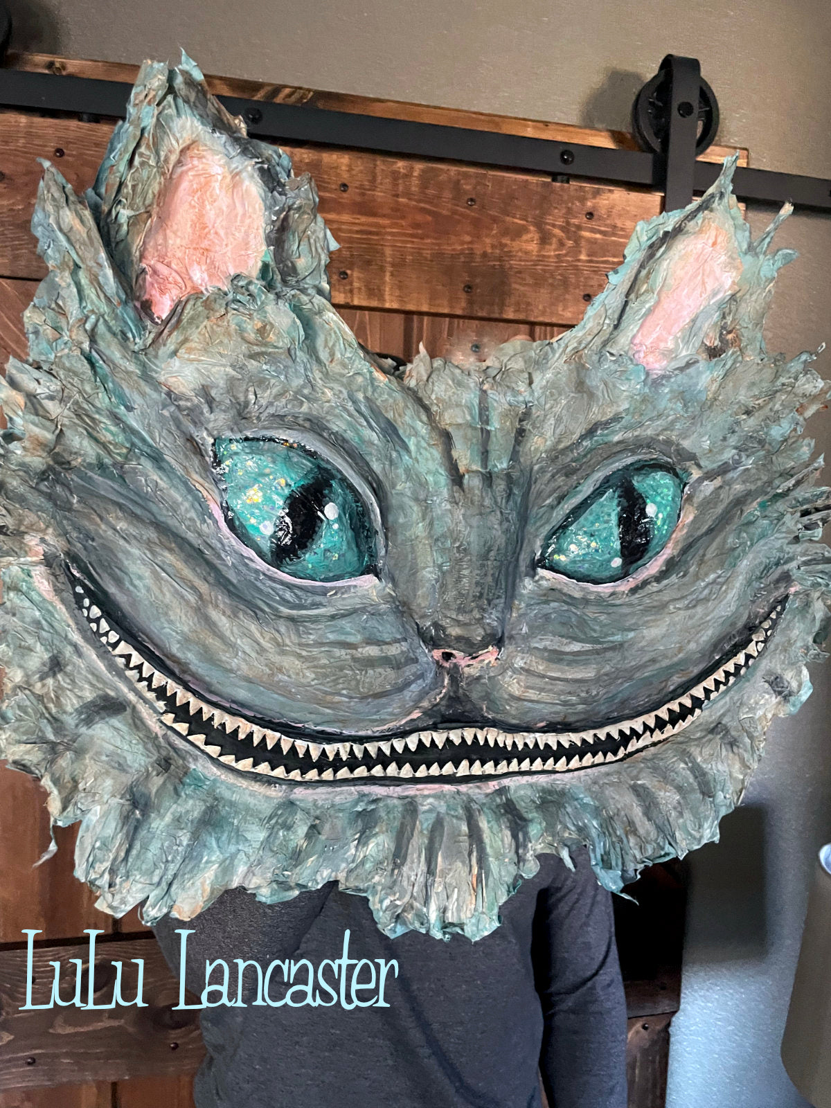 Cheshire in LuLu's Wonderland Original LuLu Lancaster wall art