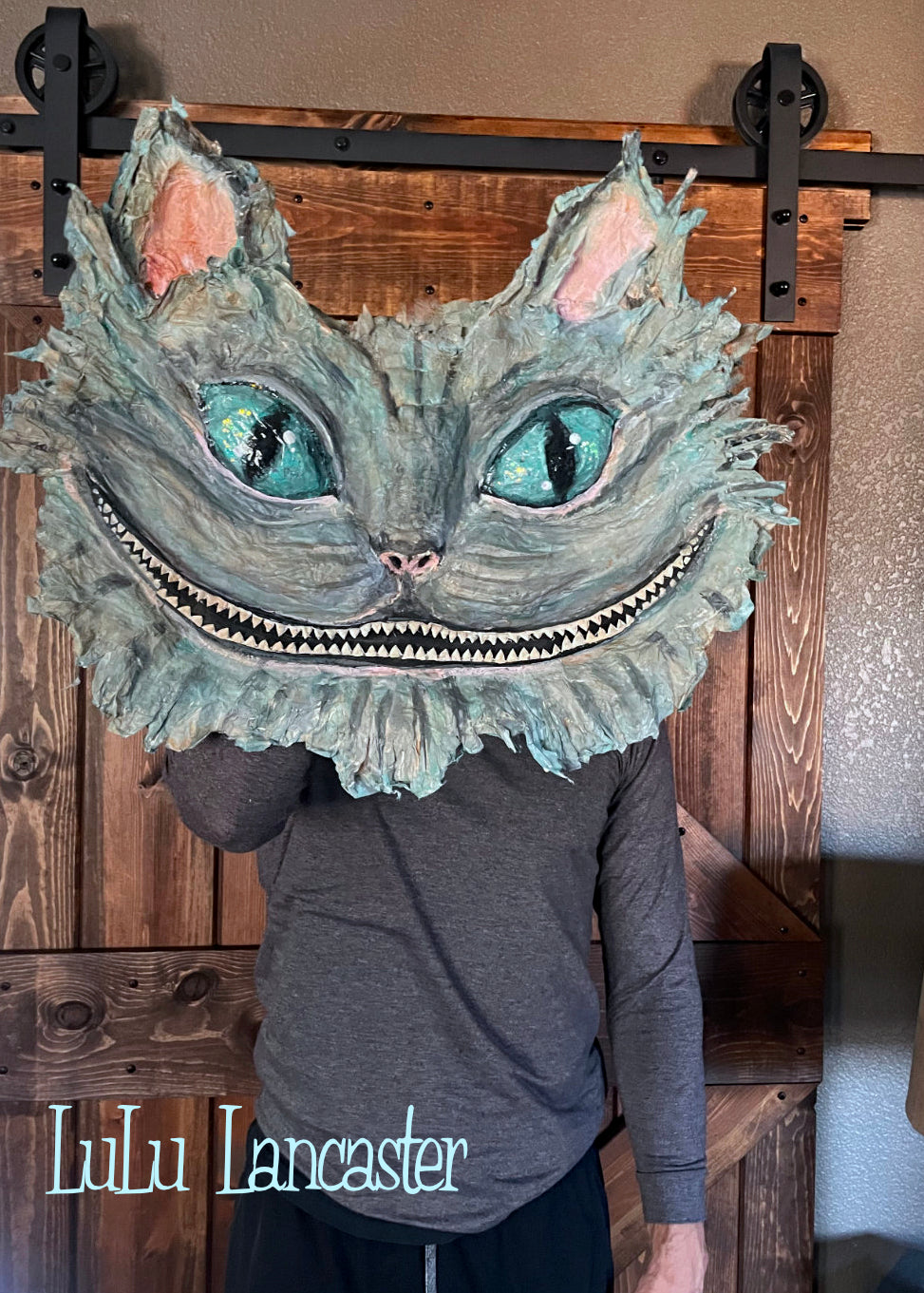 Cheshire in LuLu's Wonderland Original LuLu Lancaster wall art