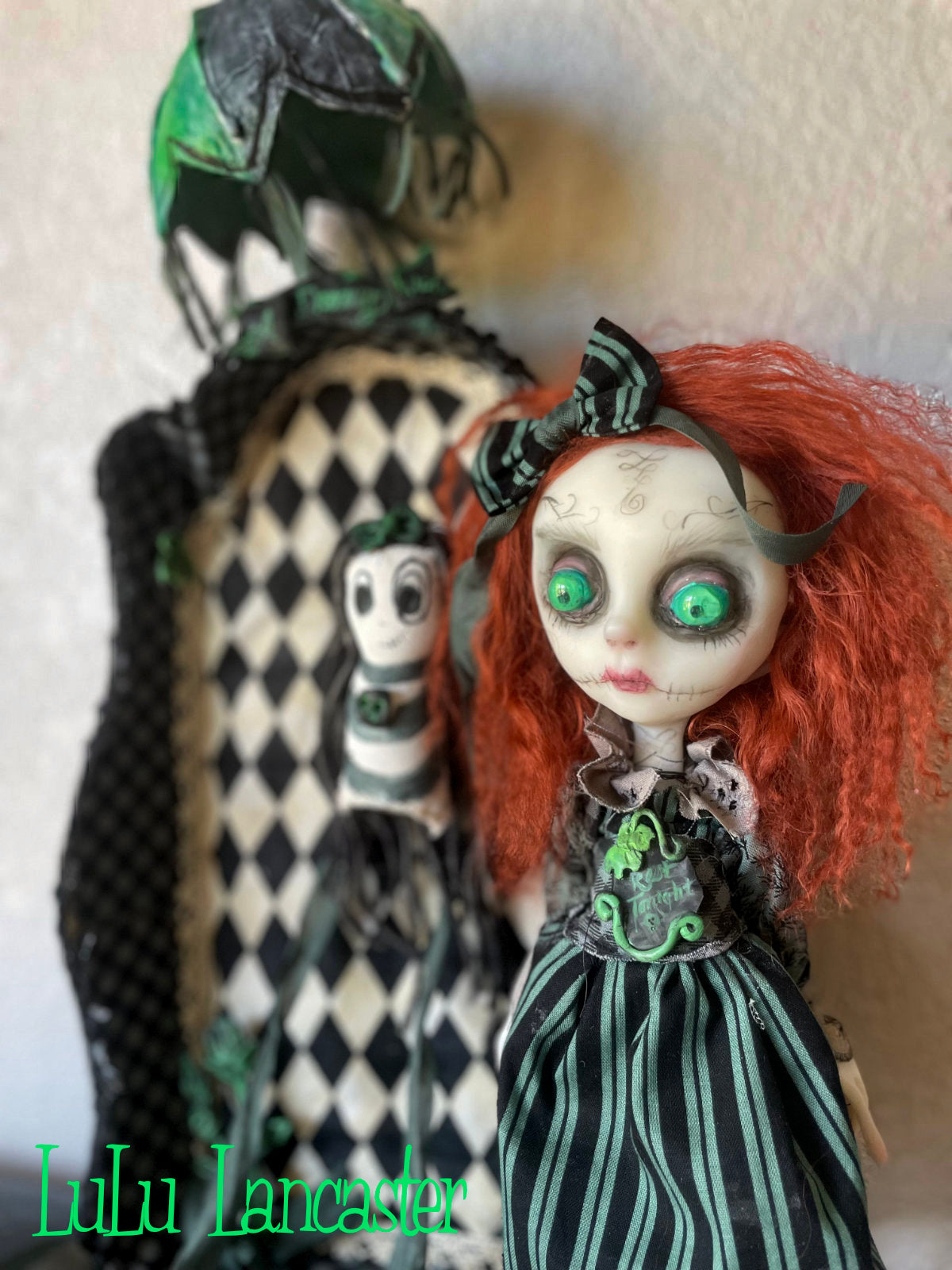A Dreary Wish Boxed gloomy Grady Gravestone Original LuLu Lancaster Art Doll