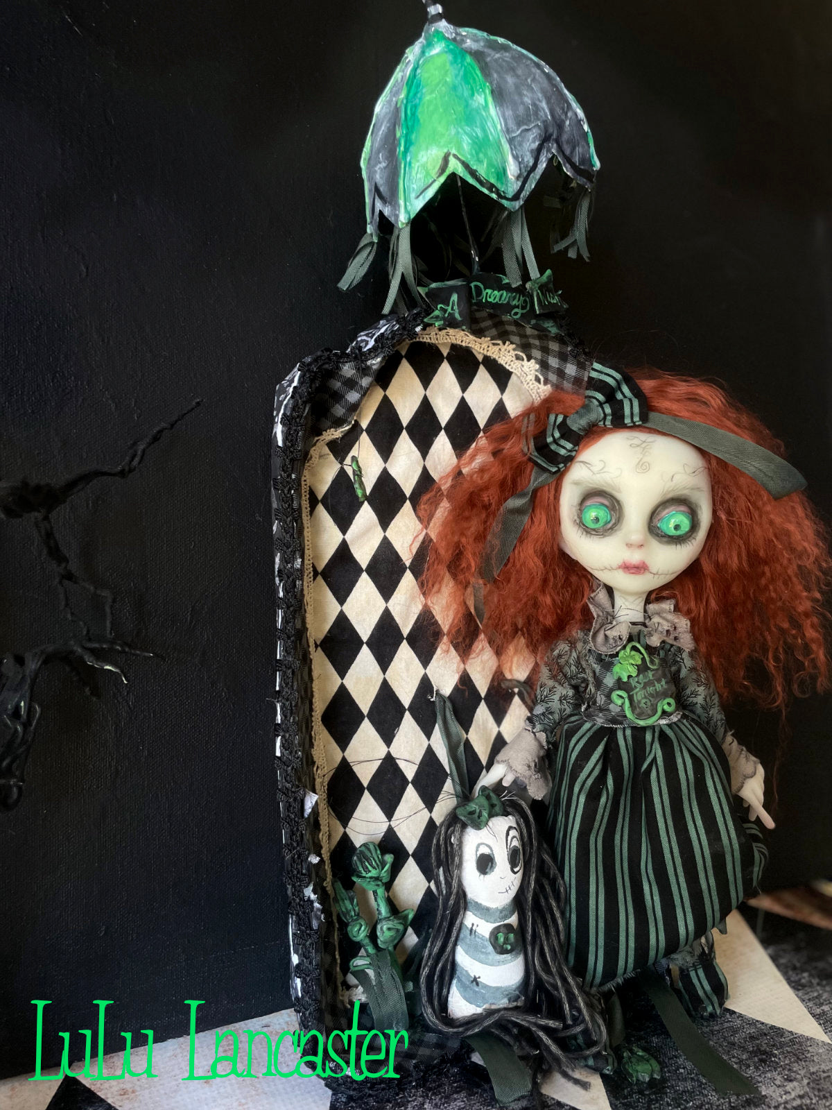 A Dreary Wish Boxed gloomy Grady Gravestone Original LuLu Lancaster Art Doll