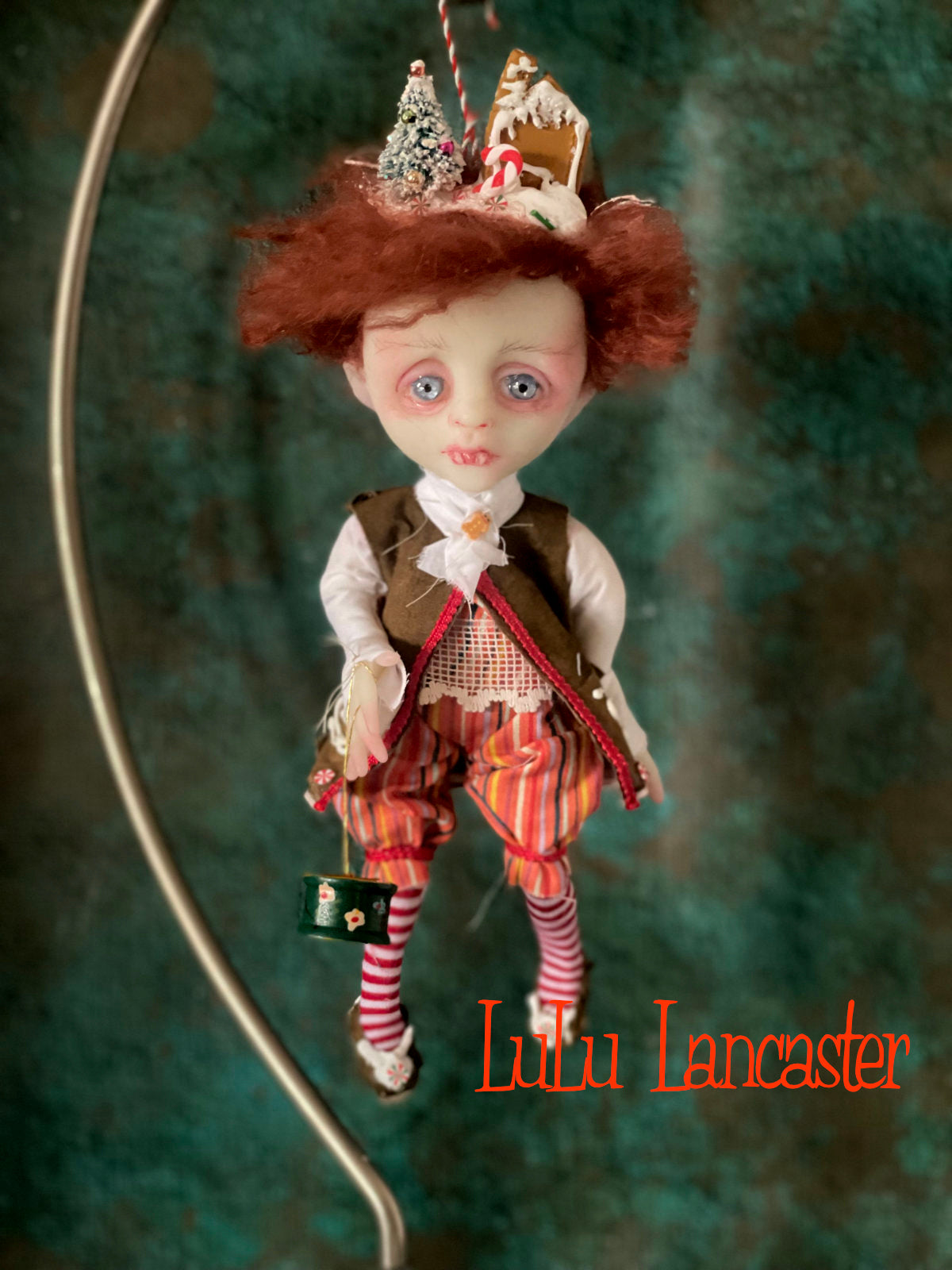 Günter Bavarian Vampire Mini Christmas hanging Original LuLu Lancaster Art Doll