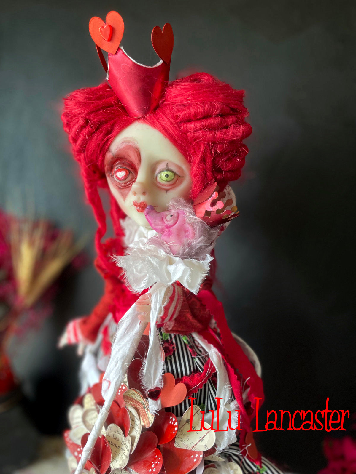 Love Letters to the Queen of Hearts LuLu's Wonderland Original LuLu Lancaster Art Doll