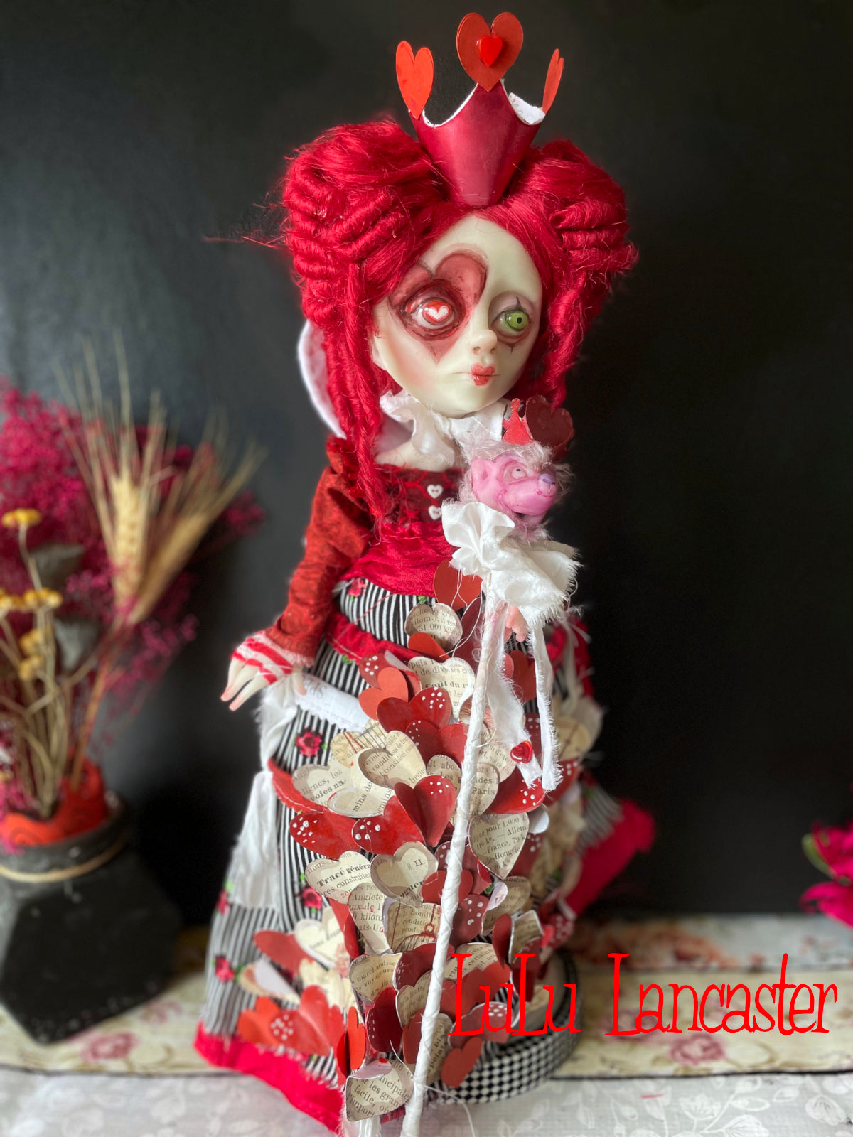 Love Letters to the Queen of Hearts LuLu's Wonderland Original LuLu Lancaster Art Doll