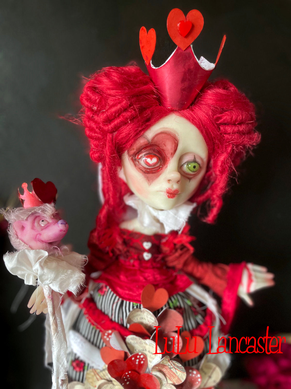Love Letters to the Queen of Hearts LuLu's Wonderland Original LuLu Lancaster Art Doll