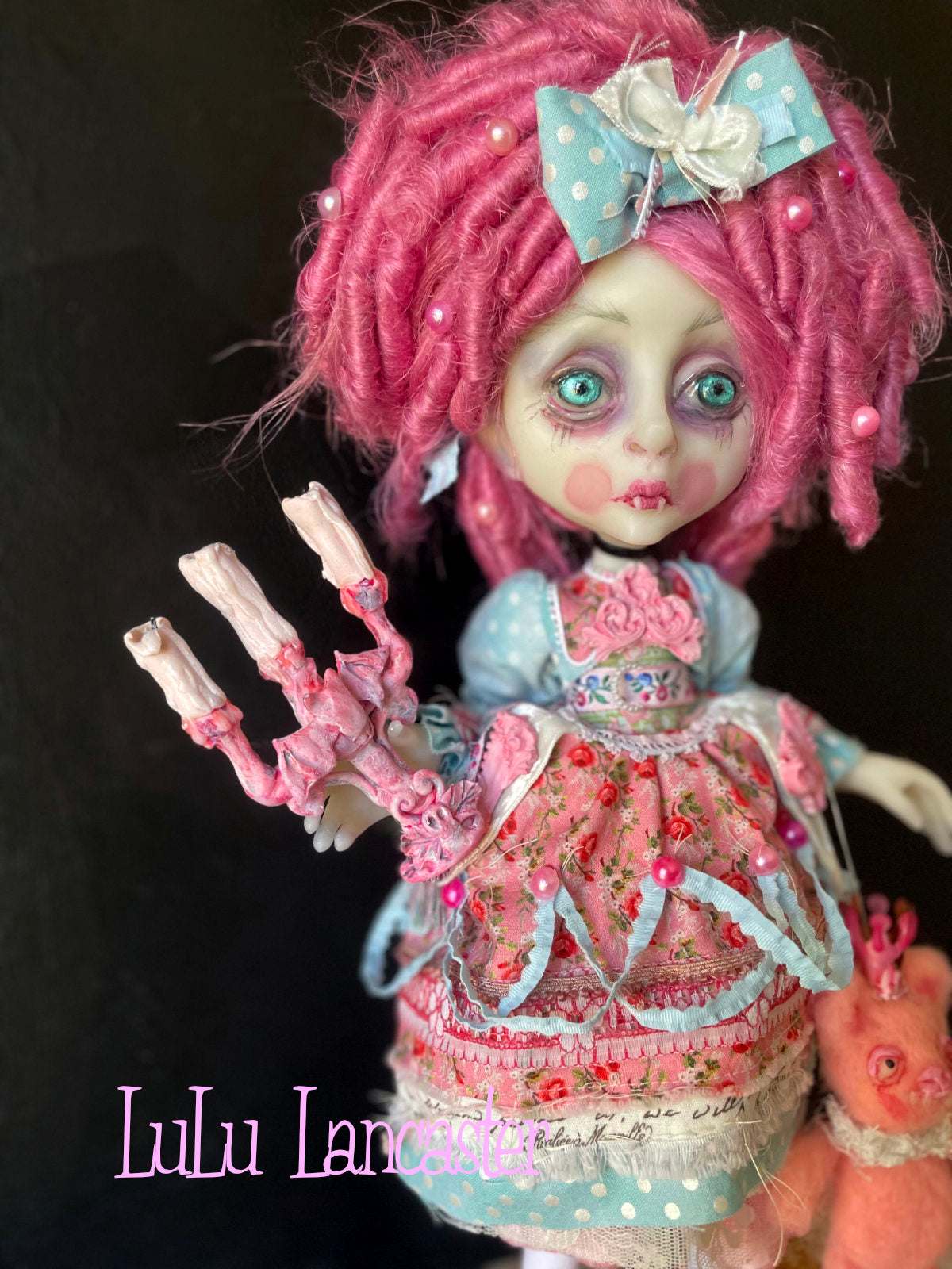 Sweetie VonPink the Rococo Vampire Original LuLu Lancaster Art Doll