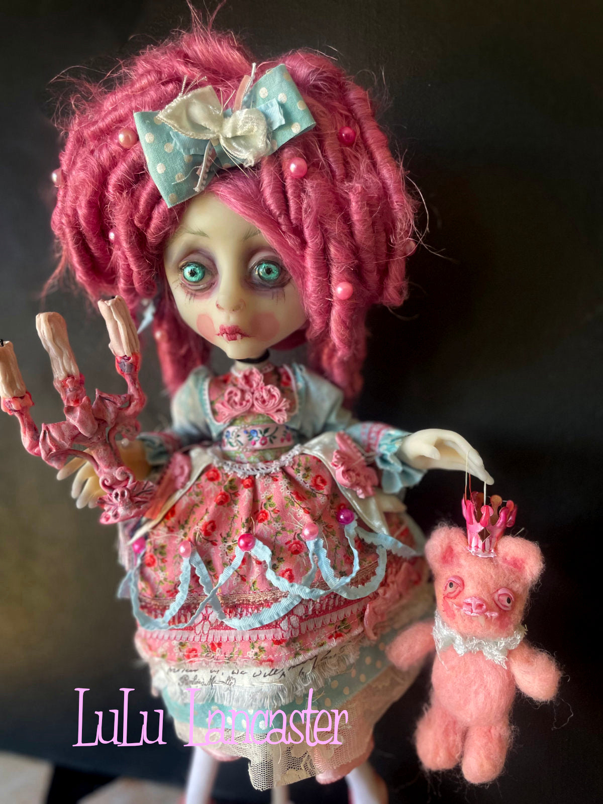 Sweetie VonPink the Rococo Vampire Original LuLu Lancaster Art Doll