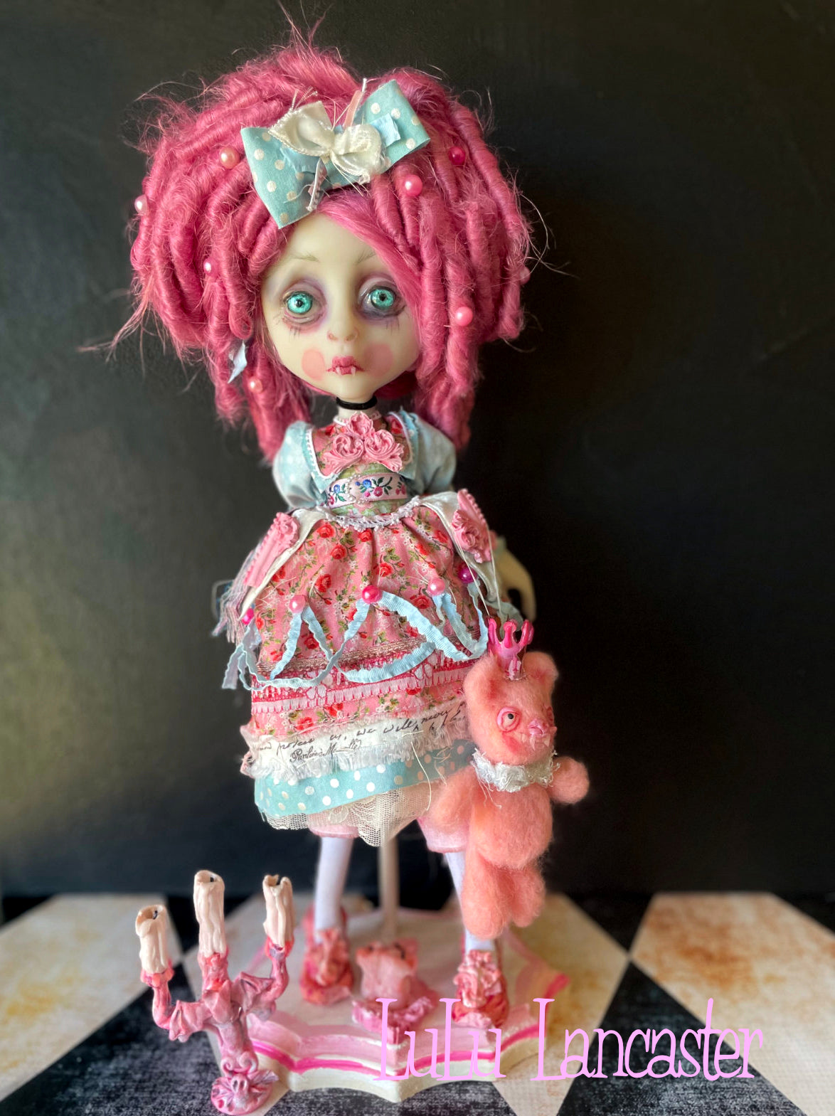 Sweetie VonPink the Rococo Vampire Original LuLu Lancaster Art Doll
