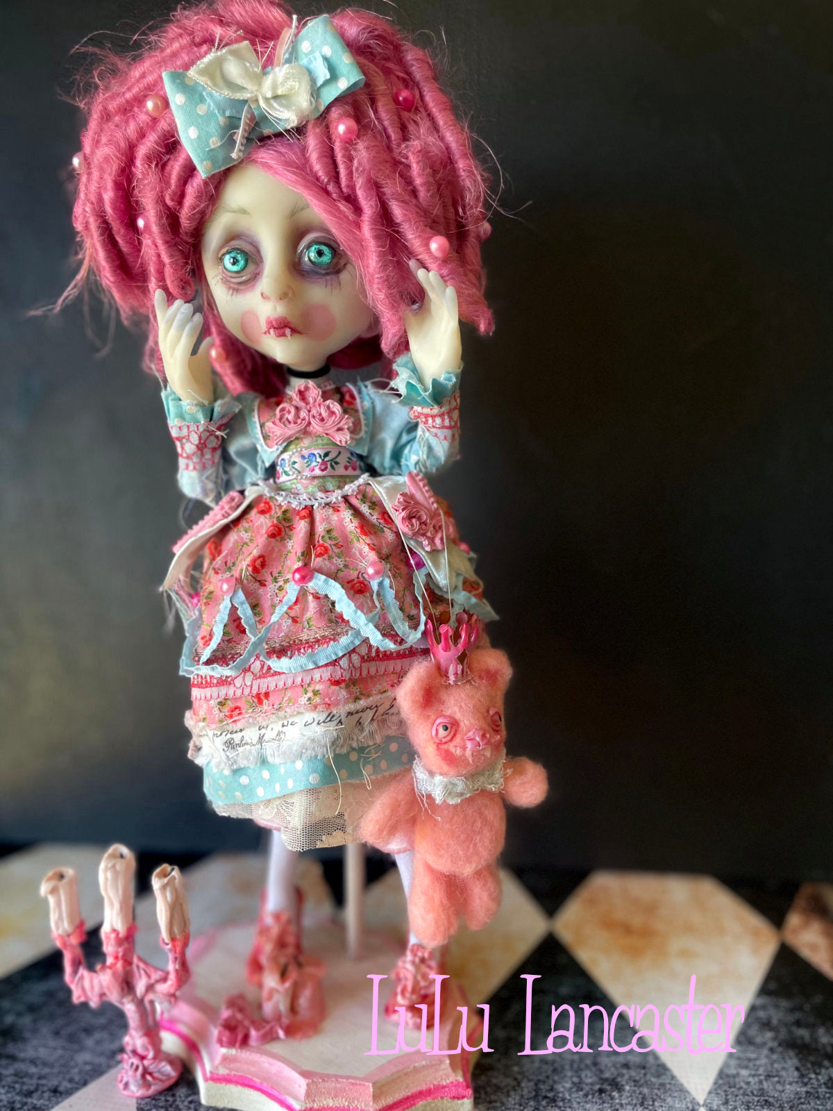 Sweetie VonPink the Rococo Vampire Original LuLu Lancaster Art Doll