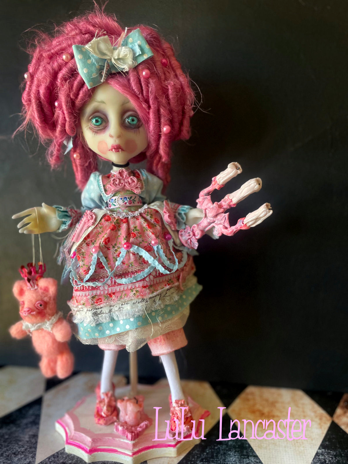 Sweetie VonPink the Rococo Vampire Original LuLu Lancaster Art Doll