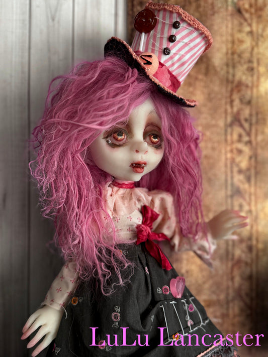 Dulcie and Lolli Vampires Original LuLu Lancaster Art Doll