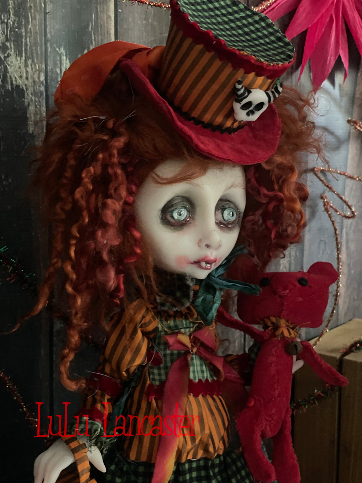 Andelilah The Creepmas Vampire Christmas winter Original LuLu Lancaster Art Doll