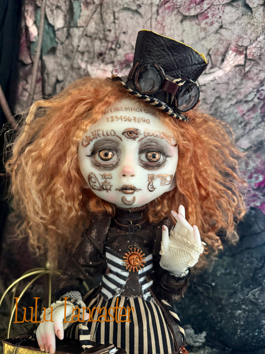August Steampunk Spirit Ouija ~Halloween ~Original LuLu Lancaster Art Doll