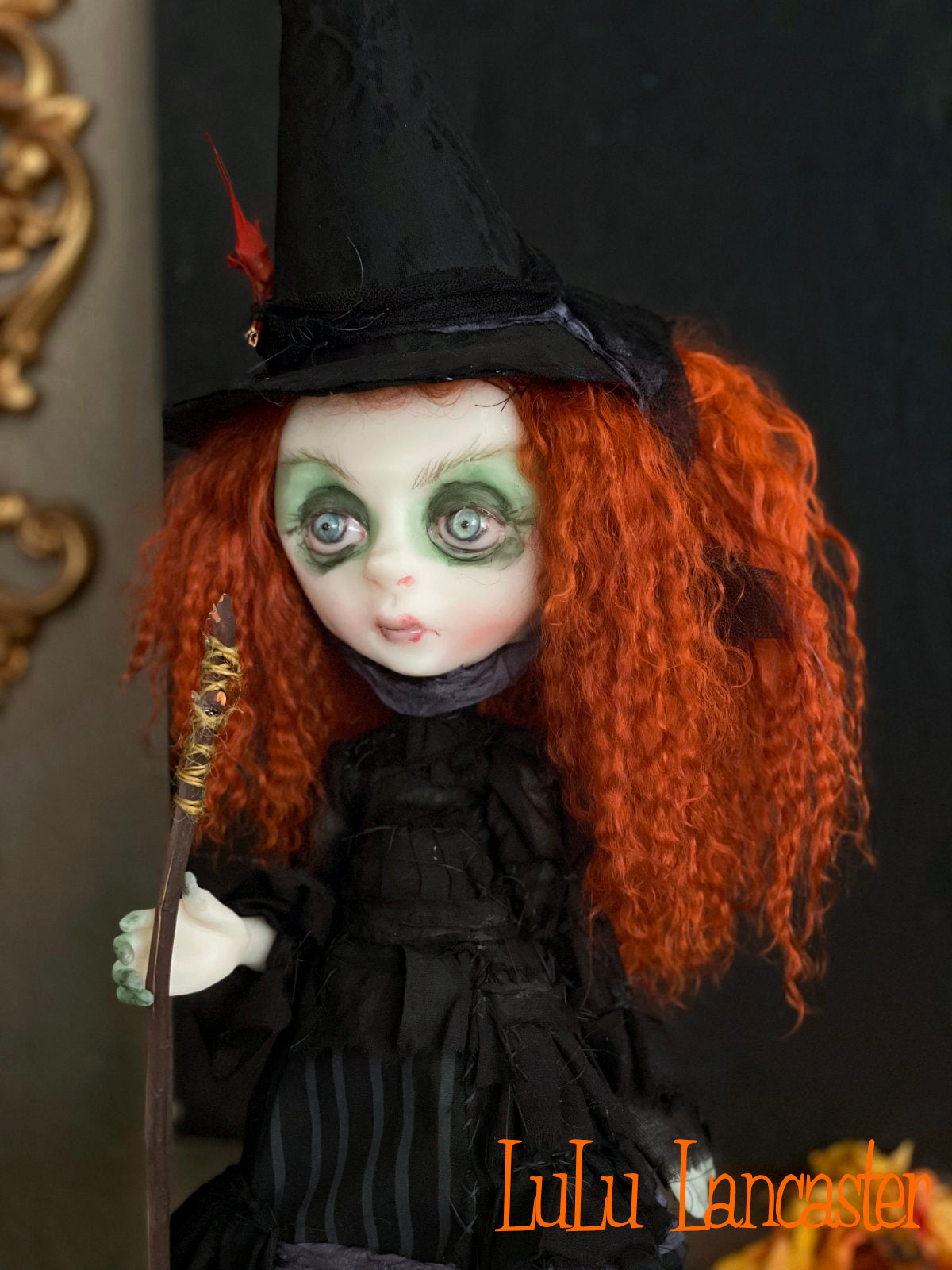 Griselle the Witch Original LuLu Lancaster Halloween Art Dolls