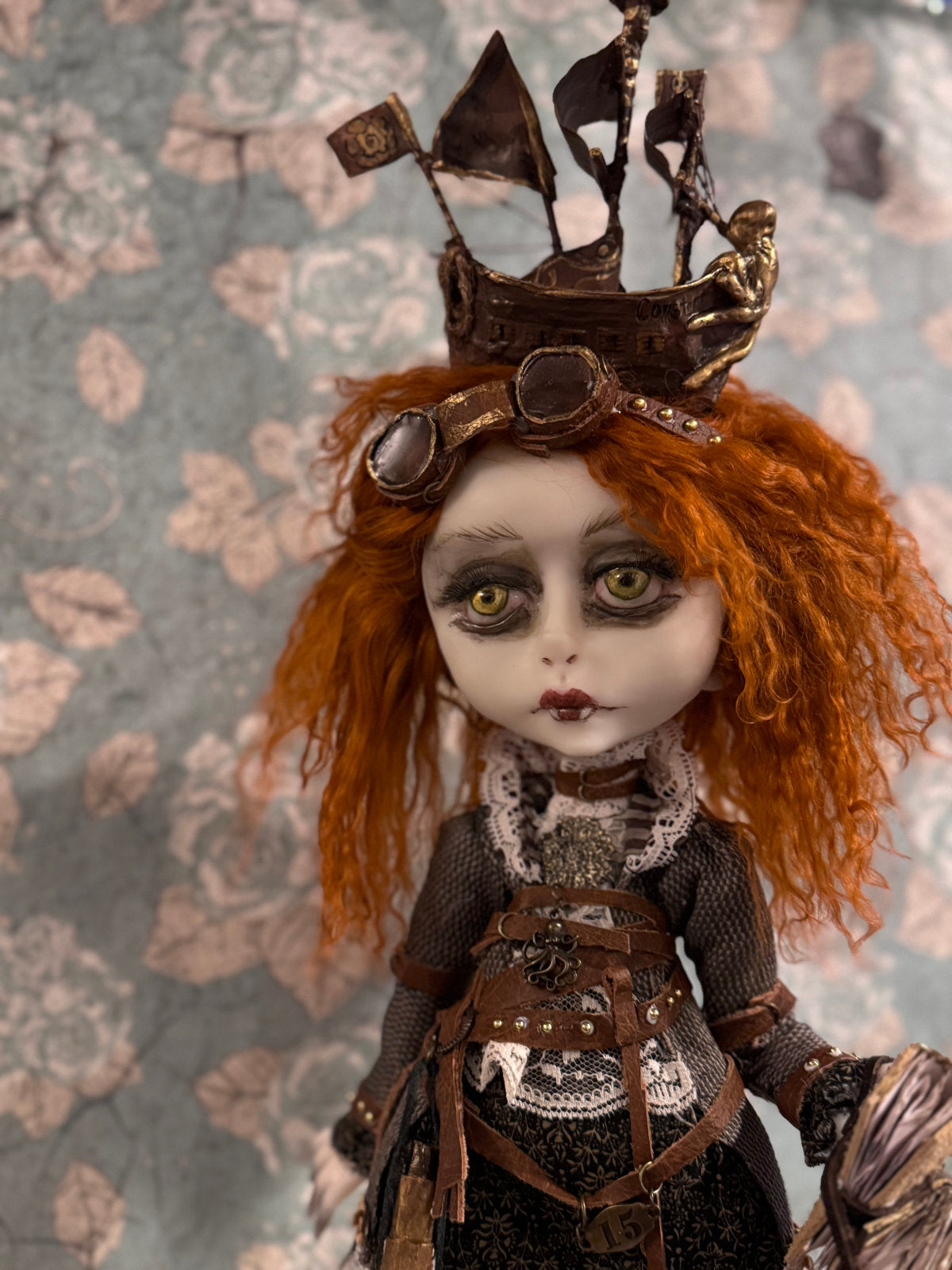 Eaton Constant Steampunk Vampire Original LuLu Lancaster Art Doll