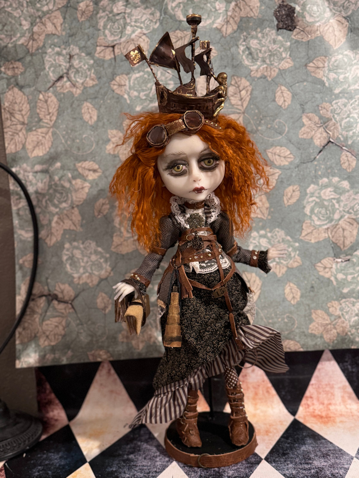 Eaton Constant Steampunk Vampire Original LuLu Lancaster Art Doll